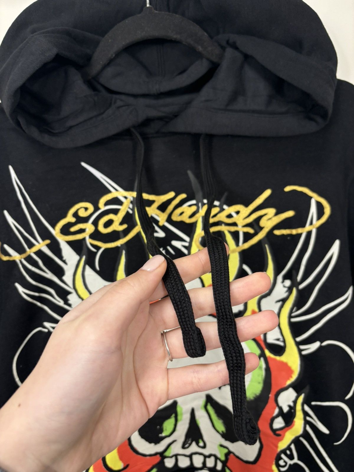 Ed Hardy Ed Hardy Tattoo Skull Black Big Logo NEW Y2K Hype Hoodie Size US S / EU 44-46 / 1 - 5 Thumbnail