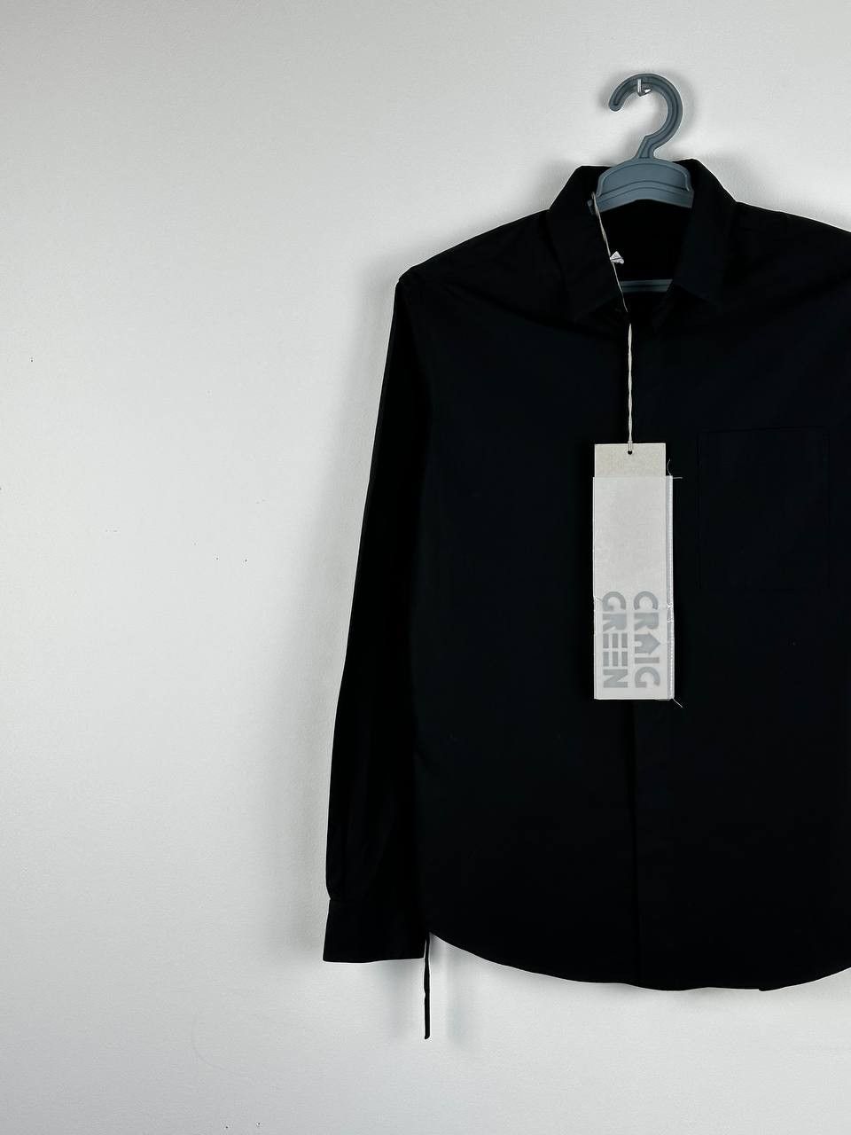 Craig Green NEW Craig Green Laced Black Fitted Shirt Size US S / EU 44-46 / 1 - 2 Thumbnail