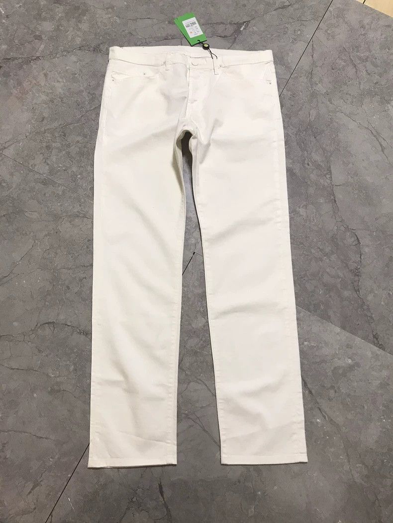 Kenzo KENZO White cotton men's casual pants Size US 33 - 3 Thumbnail