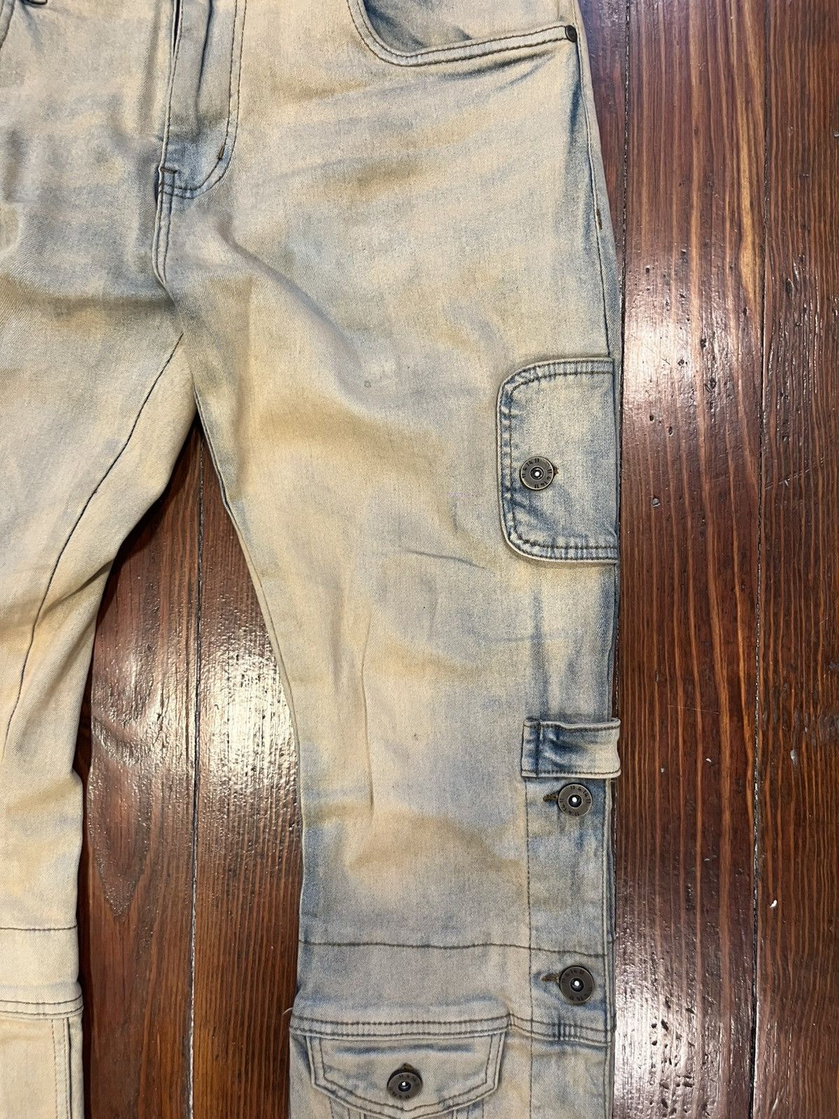 Other KDNK 1141411 Stack Jeans 32 Distressed Cargo Style Stretch Size US 32 / EU 48 - 6 Thumbnail