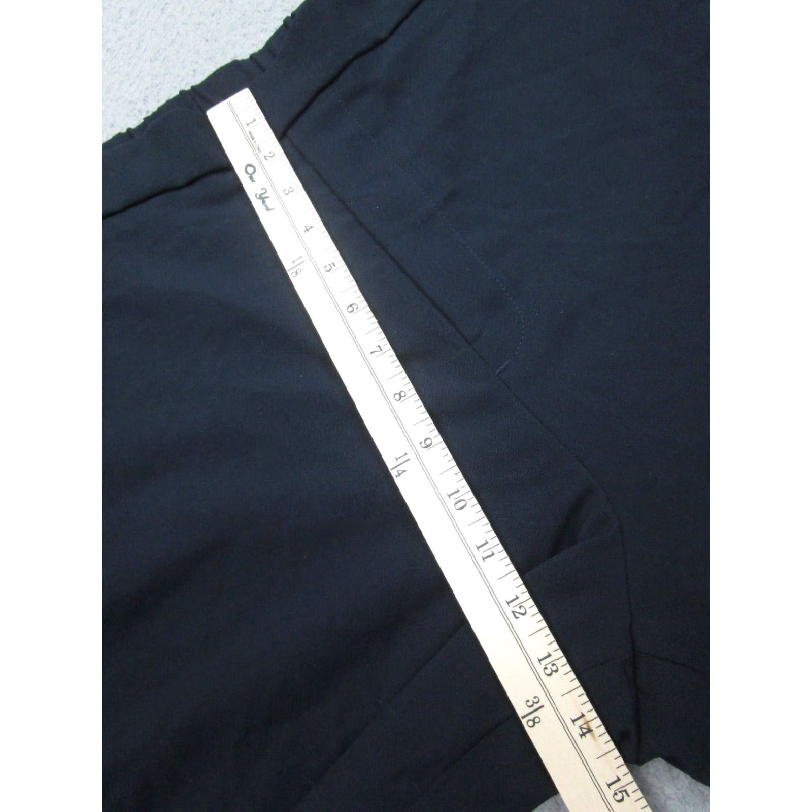 Banana Republic Banana Republic Pants Womens 20 Blue Navy Ankle Pull-On Tapered Classic Work Size 42" / US 20 - 6 Thumbnail