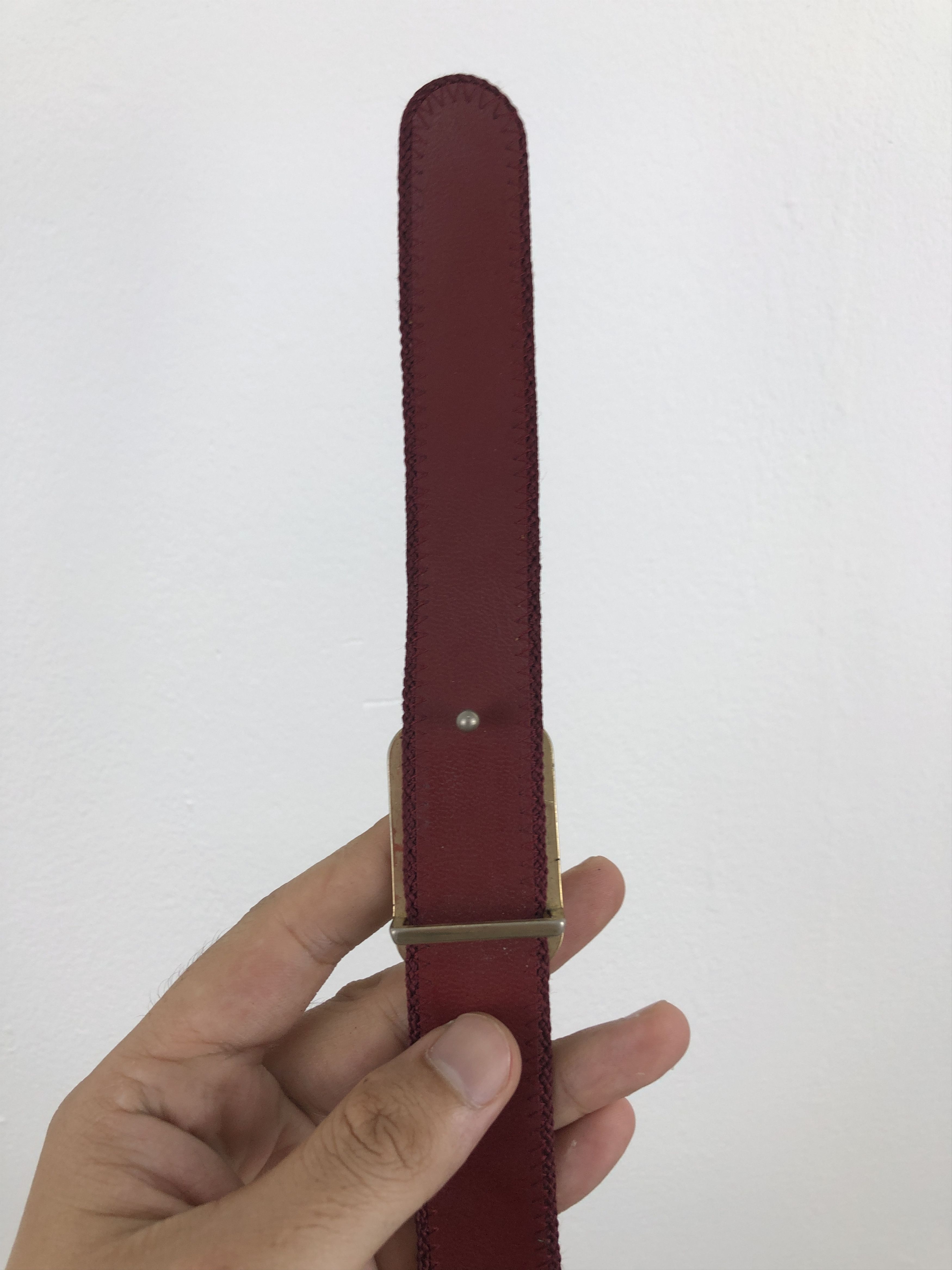 Japanese Brand Vintage Leather Belt Japanese Brand B0018 Size ONE SIZE - 4 Thumbnail