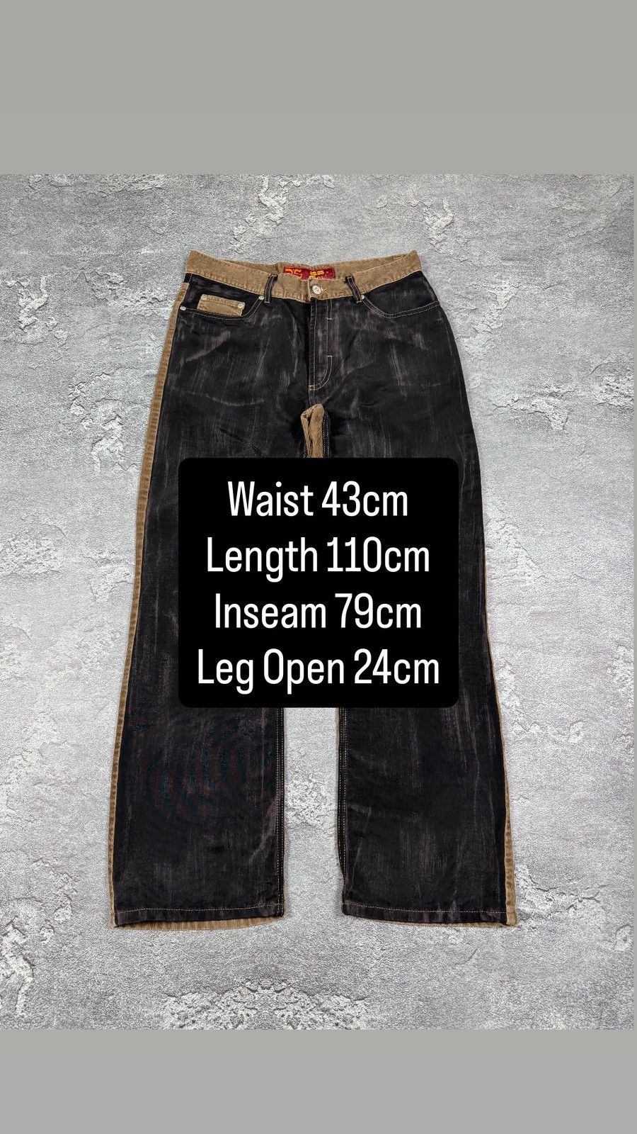 If Six Was Nine 2000s 5S Y2K Flare Bootcut Patch Work Pants Size 32 Size US 32 / EU 48 - 2 Thumbnail