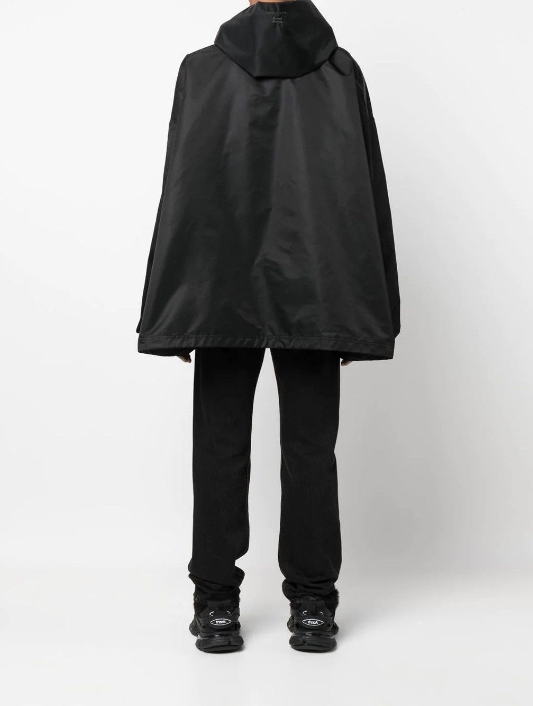 Balenciaga Balenciaga Pull Over Jacket Nylon Bomber Black Size 2 Size US XXL / EU 58 / 5 - 12 Thumbnail