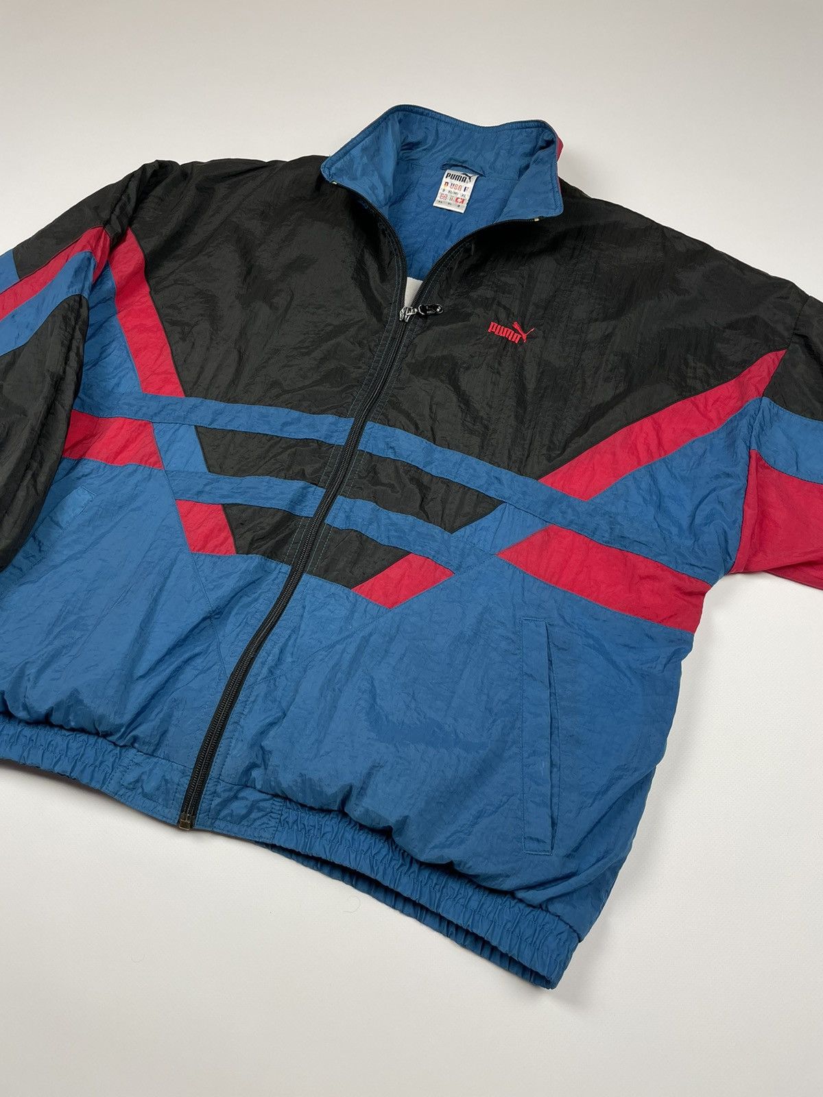 Puma Vintage Puma Windbreaker Jacket Size US XL / EU 56 / 4 - 5 Thumbnail