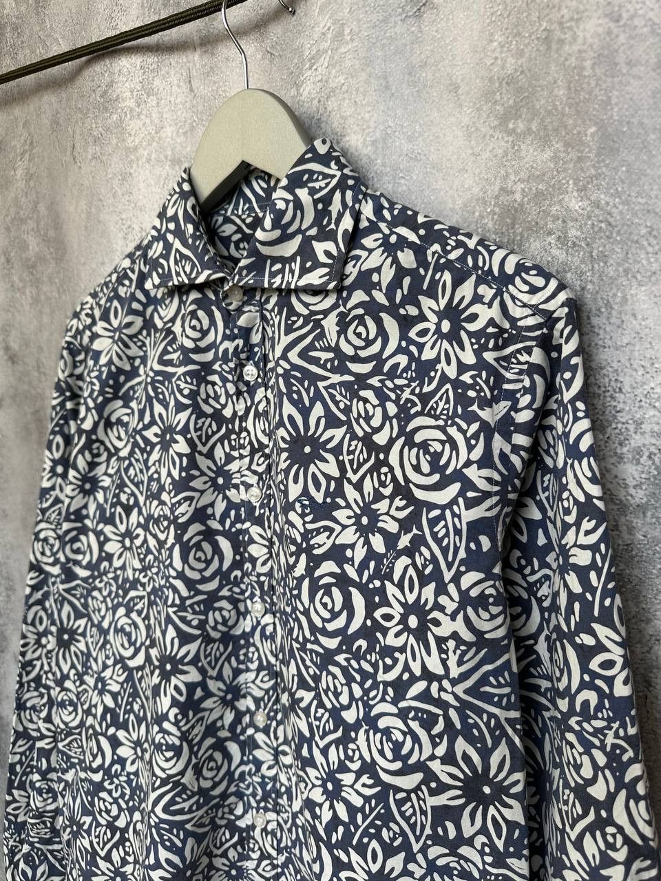 Paul & Shark Paul Shark Yachting Flowered Pattern Shirt ButtonUp Hawaiian Size US M / EU 48-50 / 2 - 6 Thumbnail