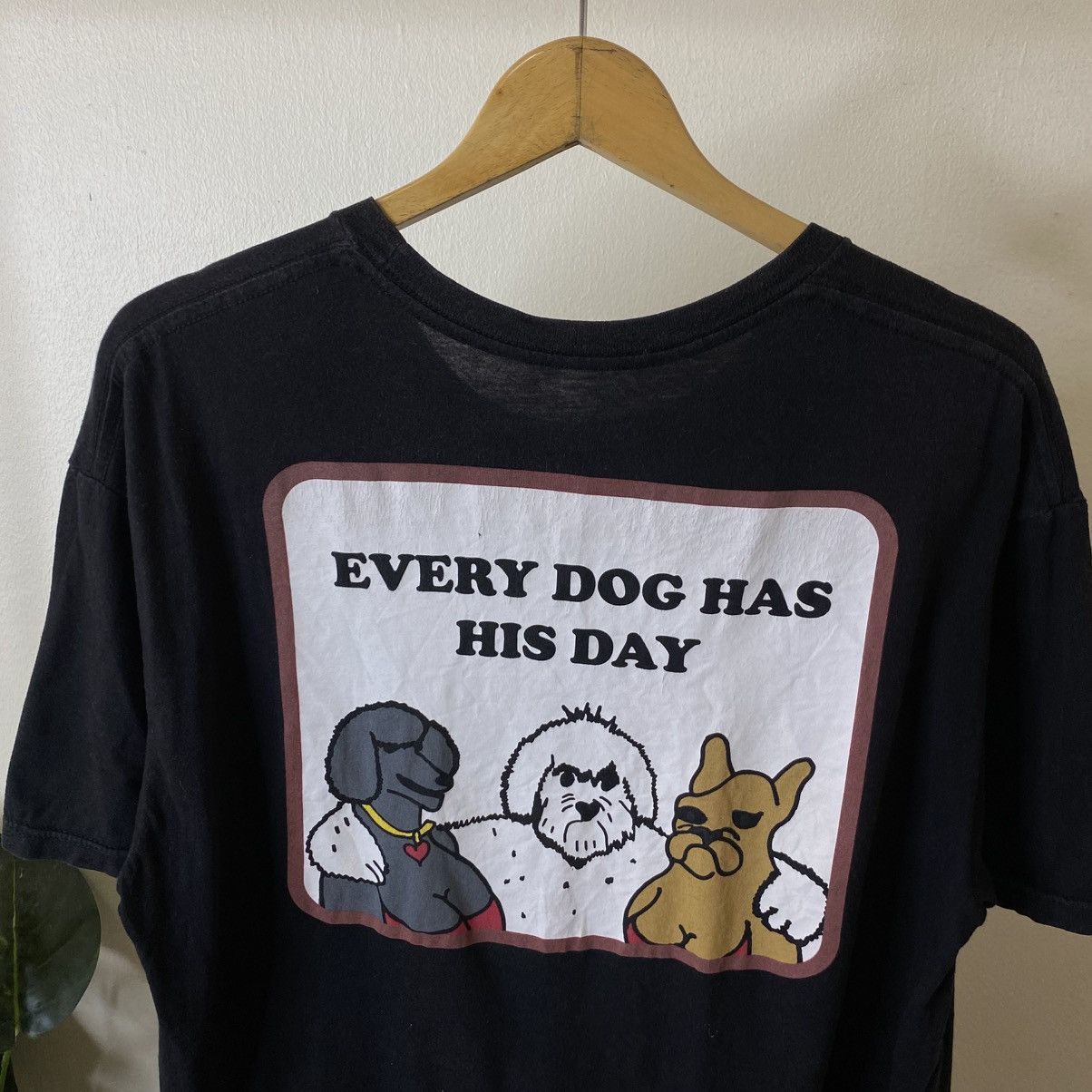 Vintage Y2k Dog Limited Every Dog Has His Days Streetwear T Shirt Size US L / EU 52-54 / 3 - 2 Thumbnail