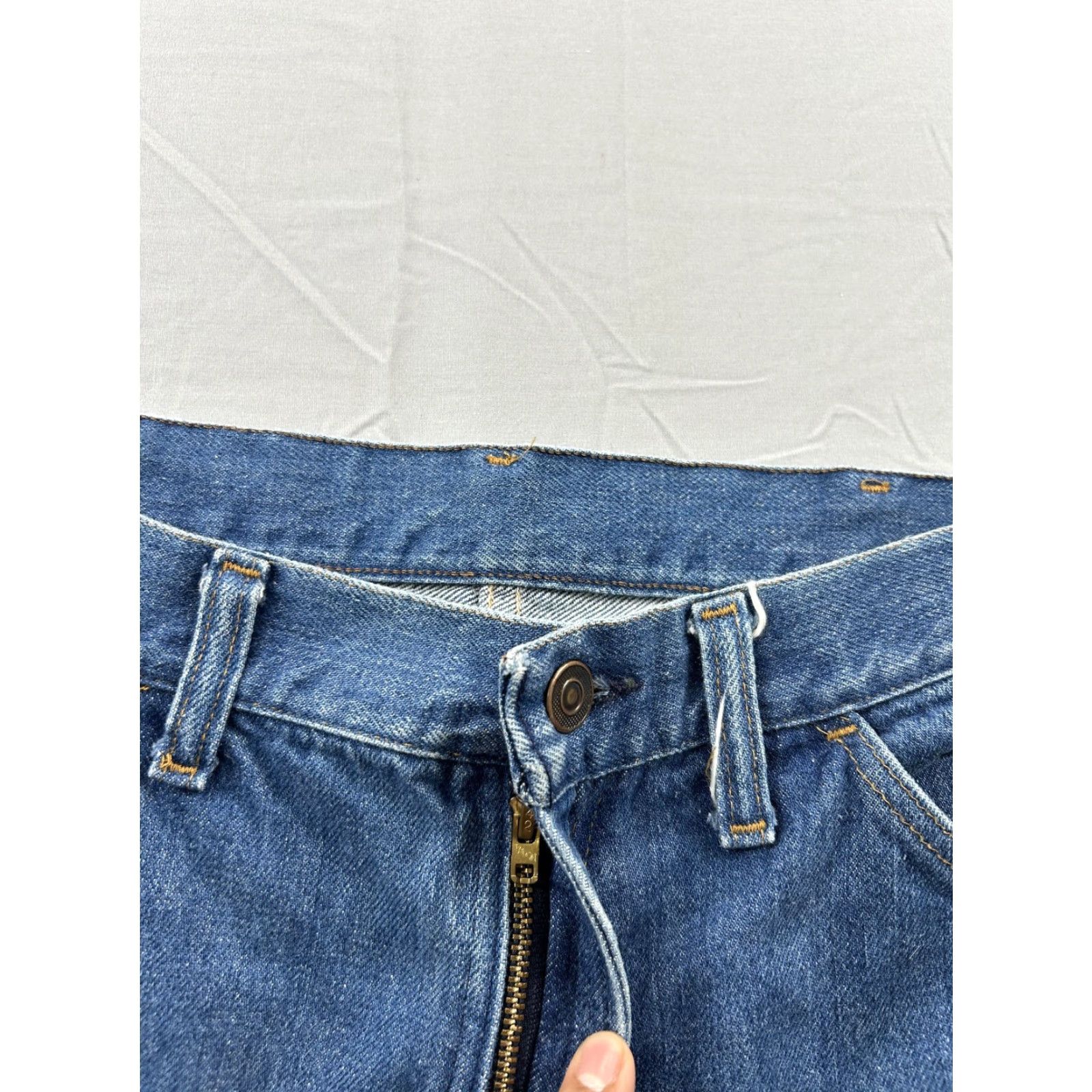 Denime VINTAGE Ranchcraft Jeans Mens 32X33 Blue Denim Bootcut Western 70s 60s MW Size US 32 / EU 48 - 6 Thumbnail