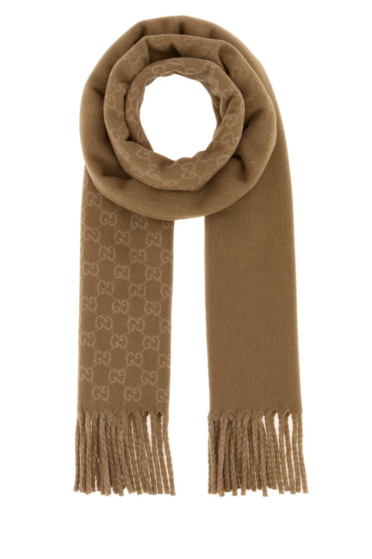 Gucci Embroidered Wool Blend Scarf Size ONE SIZE - 1 Thumbnail