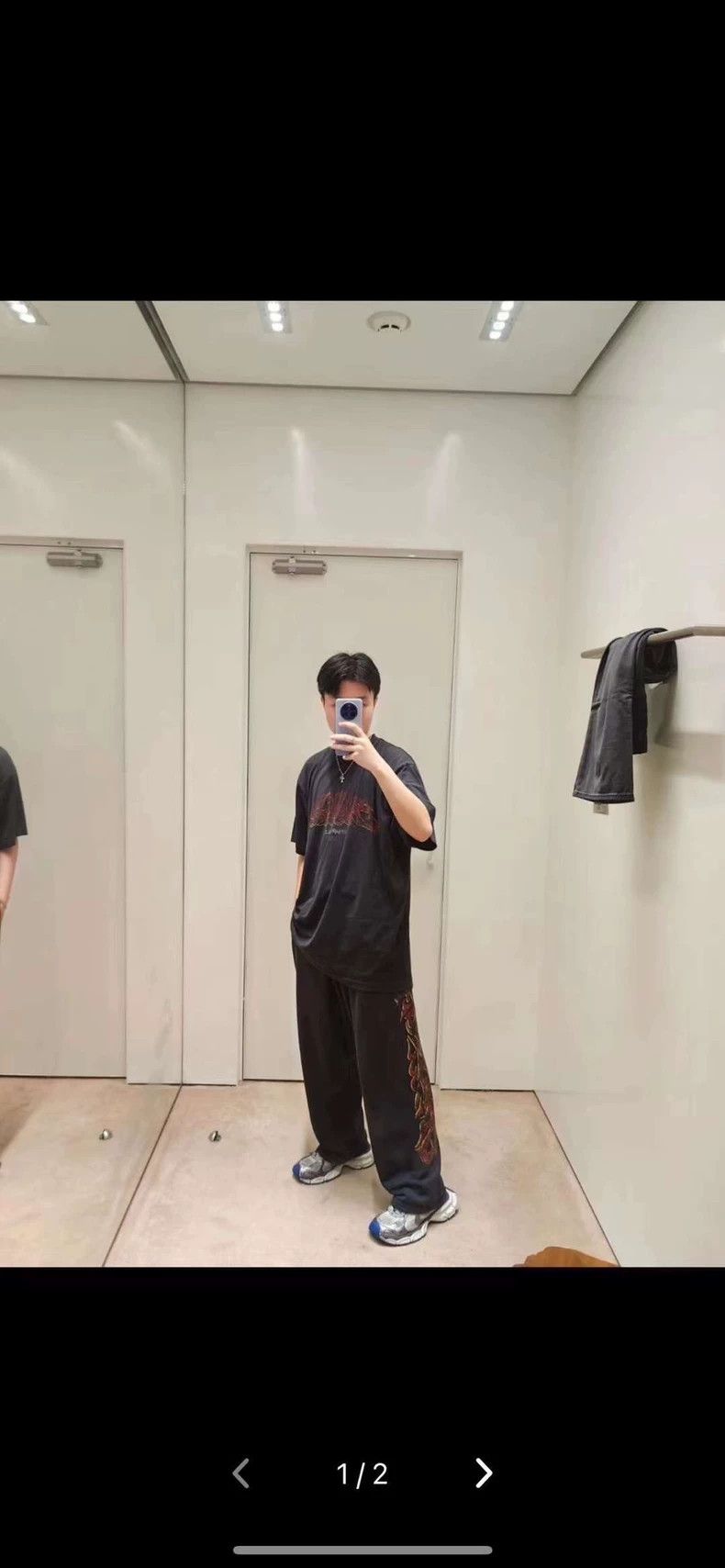 Balenciaga Balenciaga size S Flame-made old slacks Size US 27 - 6 Thumbnail