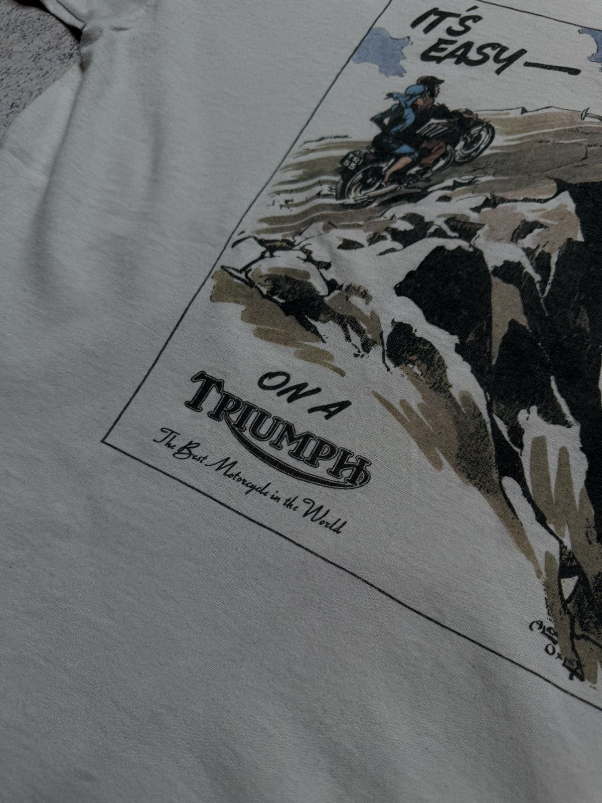 Other Vintage Triumph Deadstock It’s Easy On A Triumph Graphic Size US XL / EU 56 / 4 - 5 Thumbnail