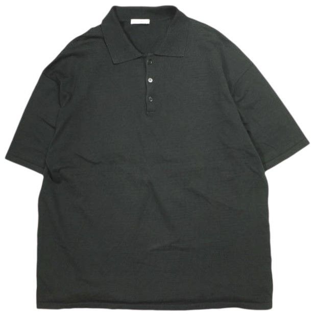Other ATON FRESCA KNIT POLO SWEATER Cotton Knit Cotton Tops KRAGSM0401 DUTY FREE for USA