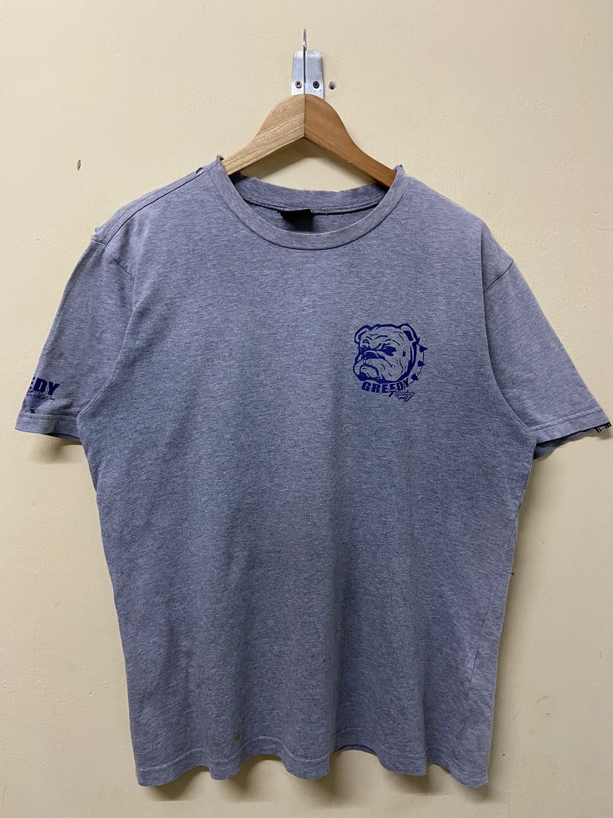 Japanese Brand × Vintage Vintage Destress Greedy Racing Size US L / EU 52-54 / 3 - 1 Thumbnail