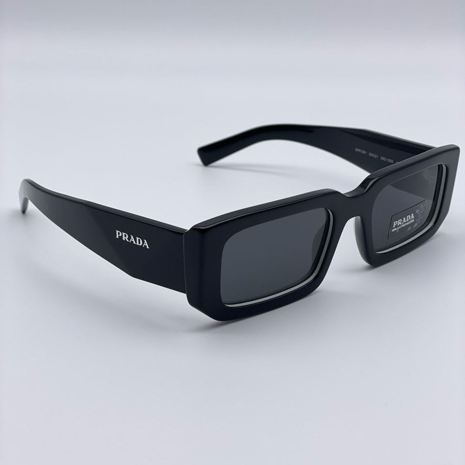 Prada BRAND NEW PRADA PR06YSF 09Q5S0 Black White/Dark Grey Unisex Size ONE SIZE - 5 Thumbnail