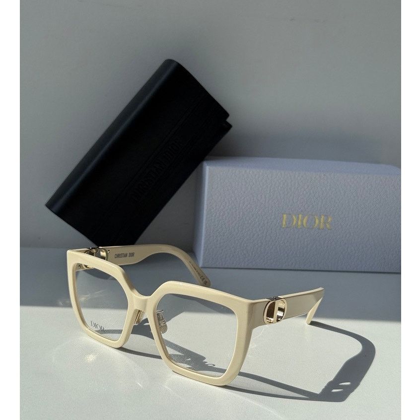 Dior NEW Dior 30MontaigneO S1F Eyeglasses Frames in Ivory White Size ONE SIZE - 1 Thumbnail