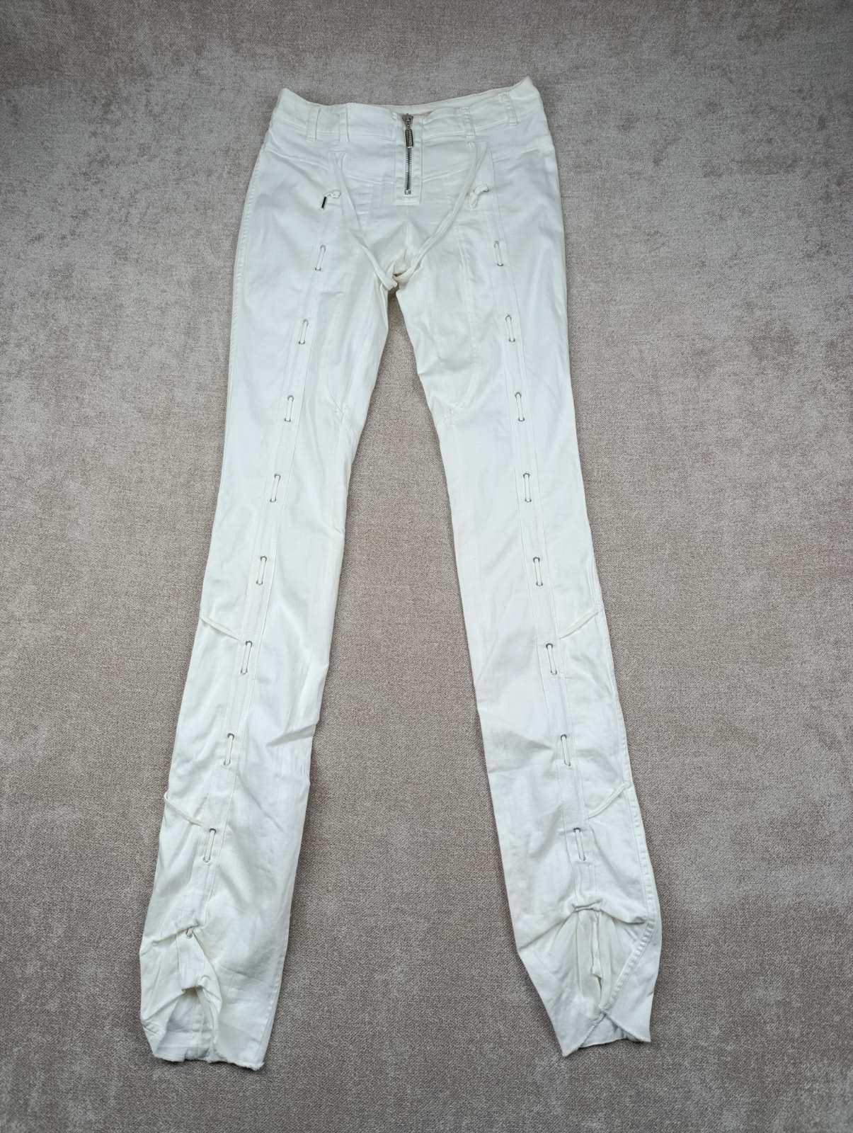 Versus Versace WOMEN'S AVANT GARDE OPIUM DRAWSTRING PANTS VERSUS VERSACE Size 26" / US 2 / IT 38 - 4 Thumbnail