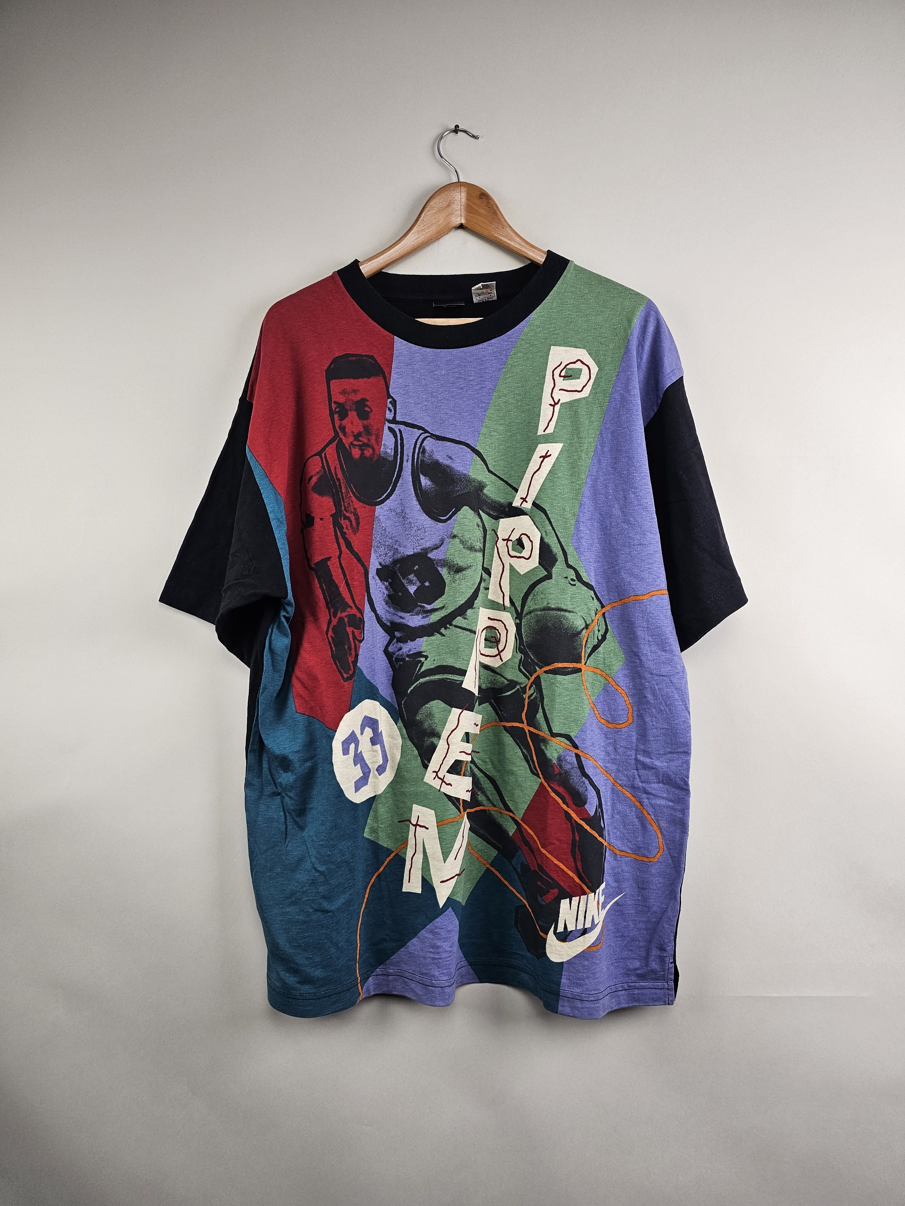NBA × Nike × Vintage 90s Nike Hoop Heroes Pippen Size US L / EU 52-54 / 3 - 6 Thumbnail