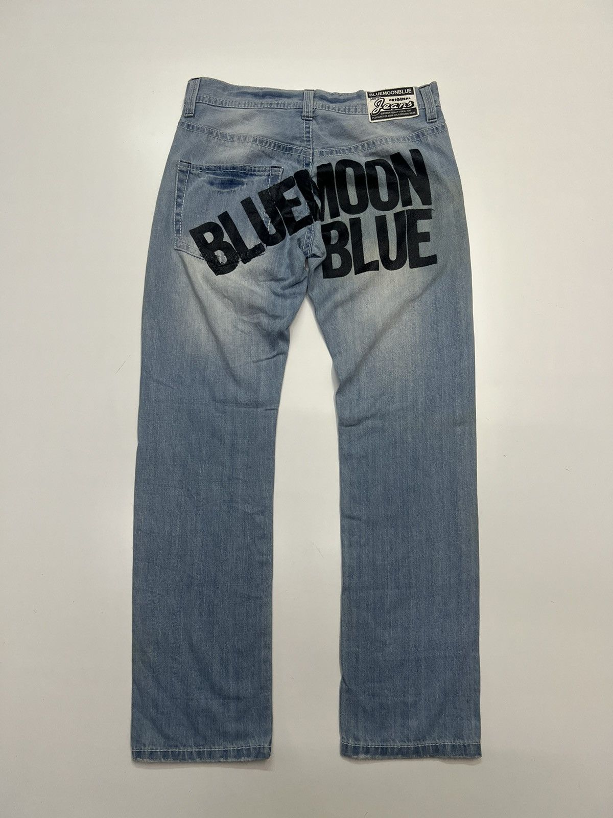 Japanese Brand Blue MoonBlue Denim Jeans Size 32 Size US 32 / EU 48 - 1 Thumbnail