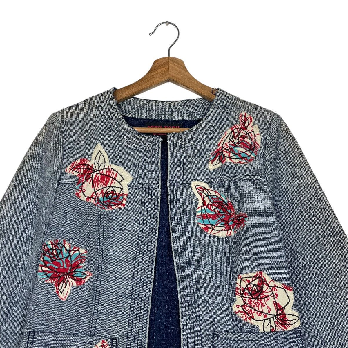 Other Yuki Torii Flower Design Buttonless Crop Jacket Size S / US 4 / IT 40 - 2 Thumbnail
