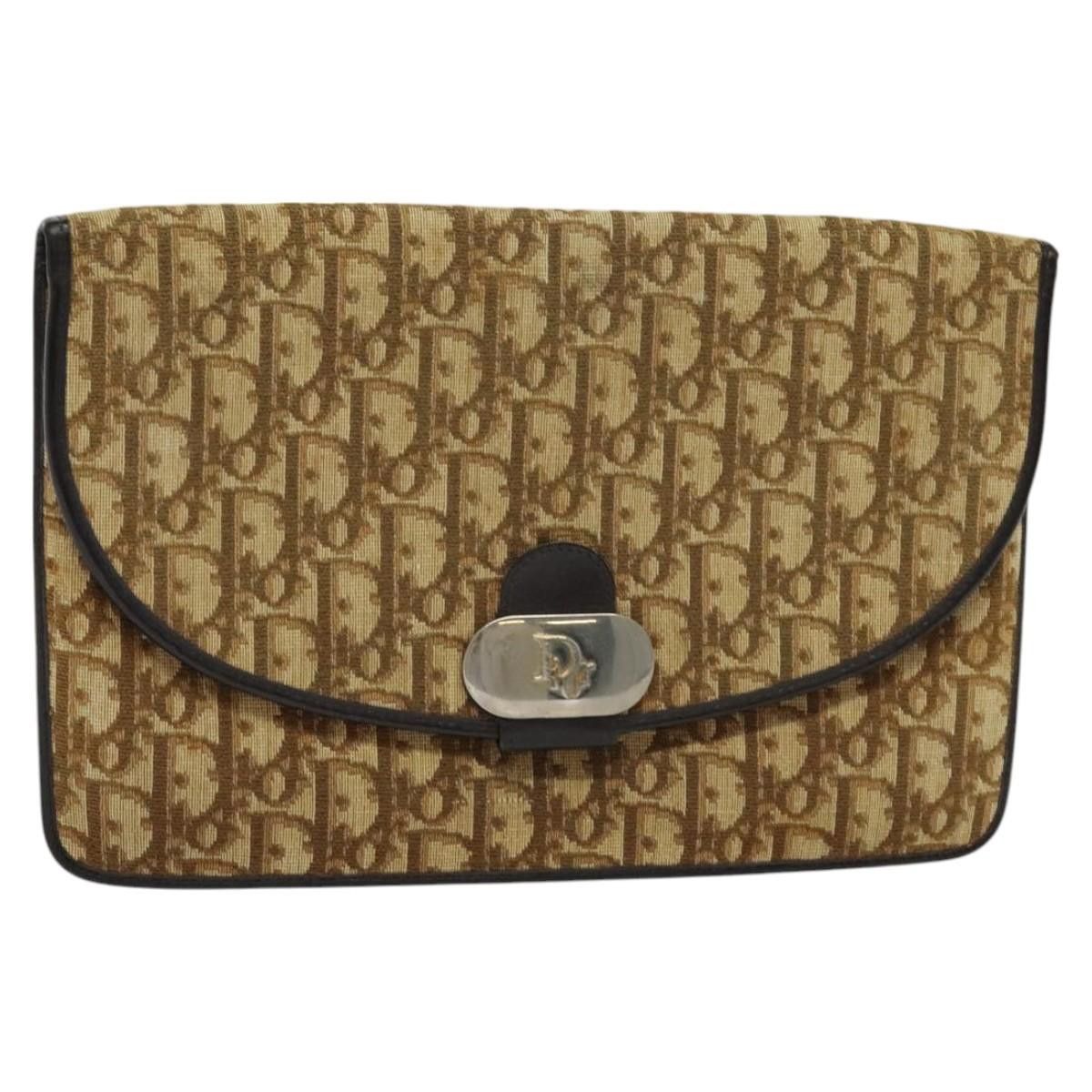 Dior DIOR Trotter Canvas Shoulder Bag Brown Size ONE SIZE - 1 Thumbnail