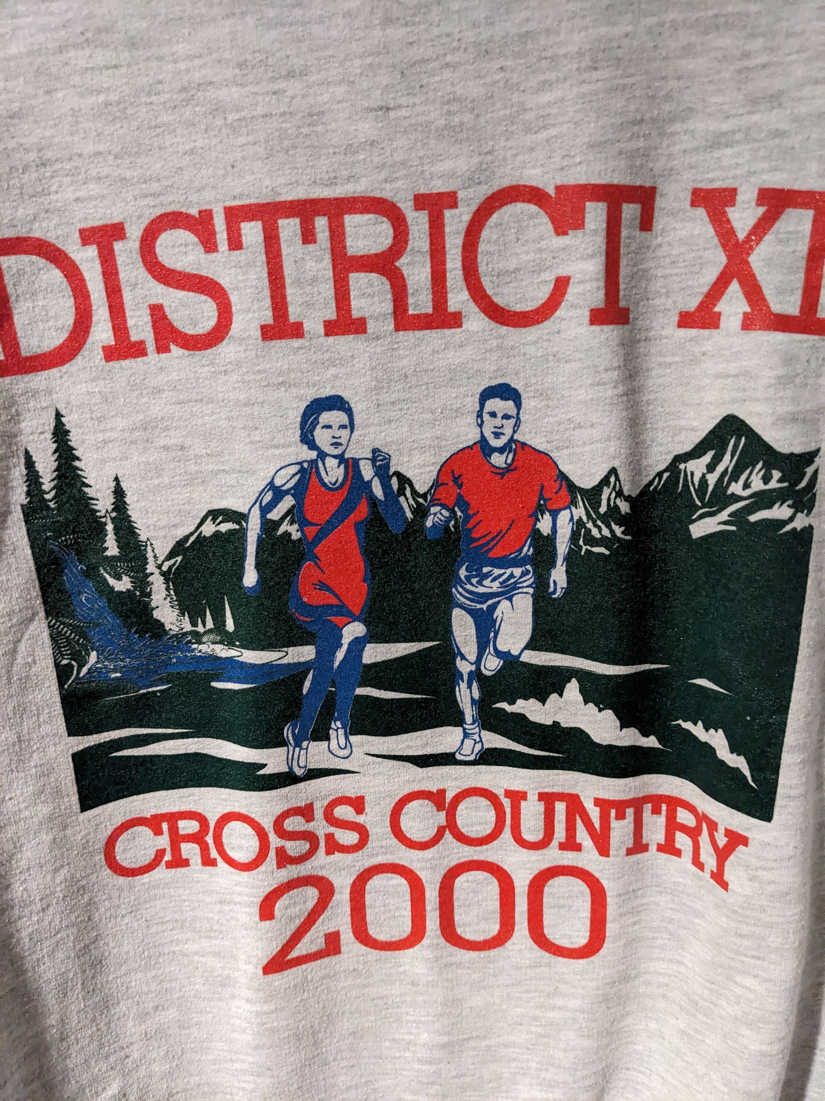 Vintage Vintage 2000 District XI Cross Country Track Sweatshirt Size US M / EU 48-50 / 2 - 2 Thumbnail