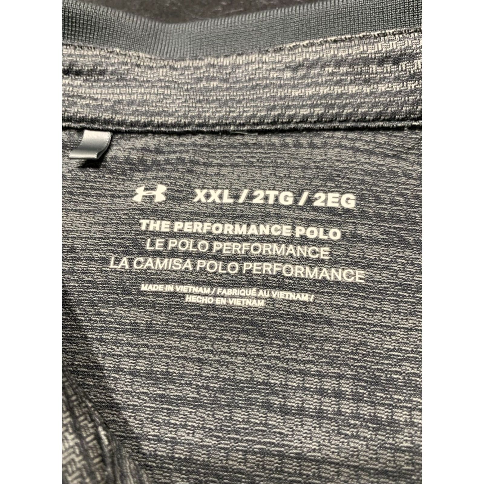 Under Armour UNDER ARMOUR Performance Polo 2XL Heather Gray Short Sleeve Men’s Shirt Size US XXL / EU 58 / 5 - 5 Thumbnail