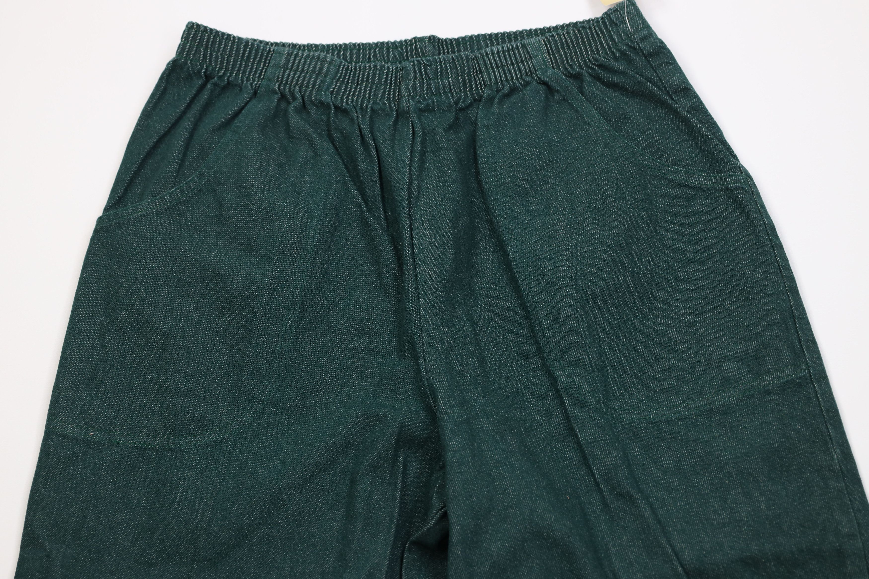 Vintage Deadstock Vintage 90s Streetwear Fit Denim Jeans Green USA Size 40" / US 18 - 2 Thumbnail
