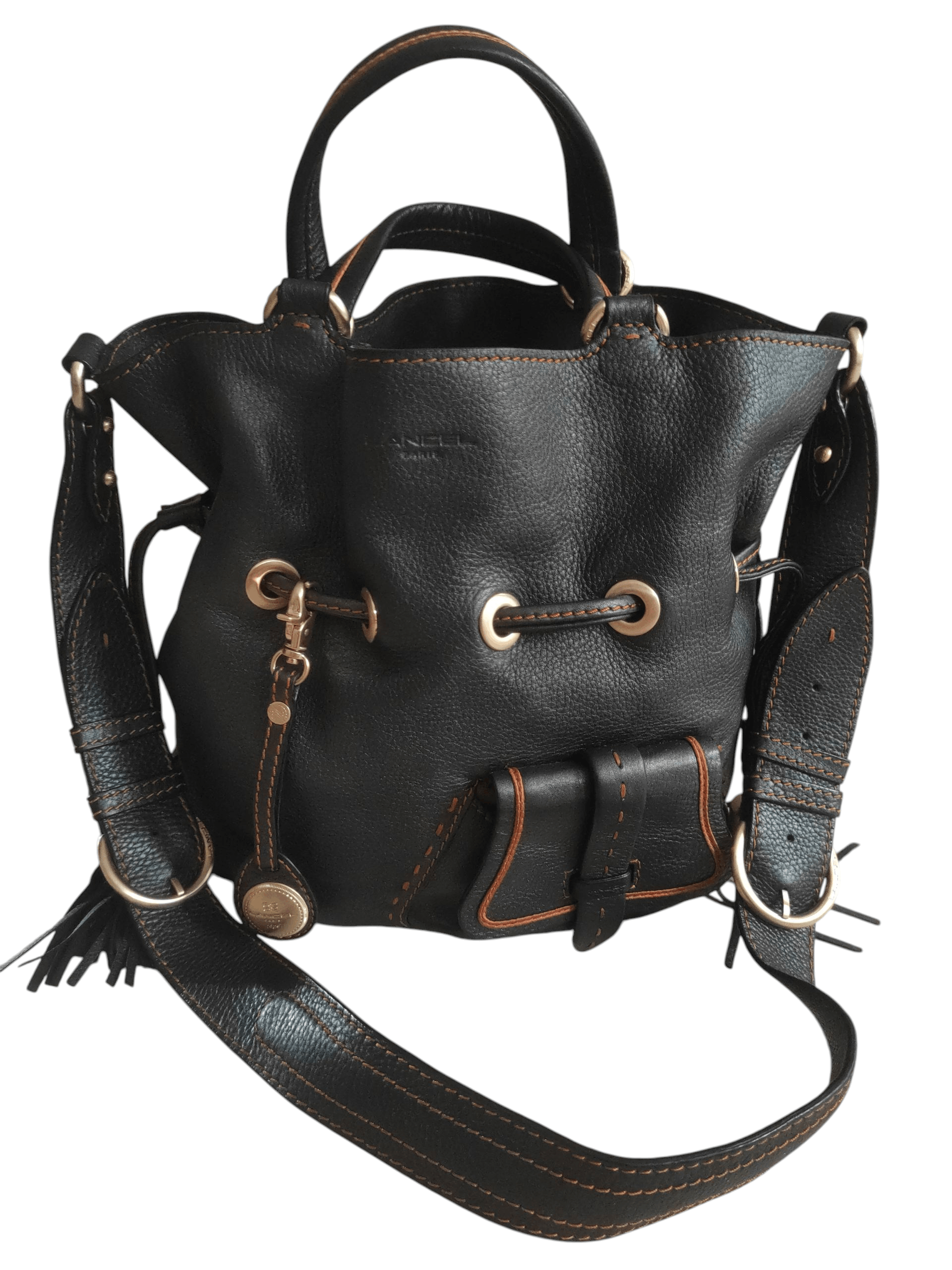 Lancel Lancel Premier Flirt Bag Mocha Cowhide Leather Bucket Bag Size ONE SIZE - 1 Thumbnail