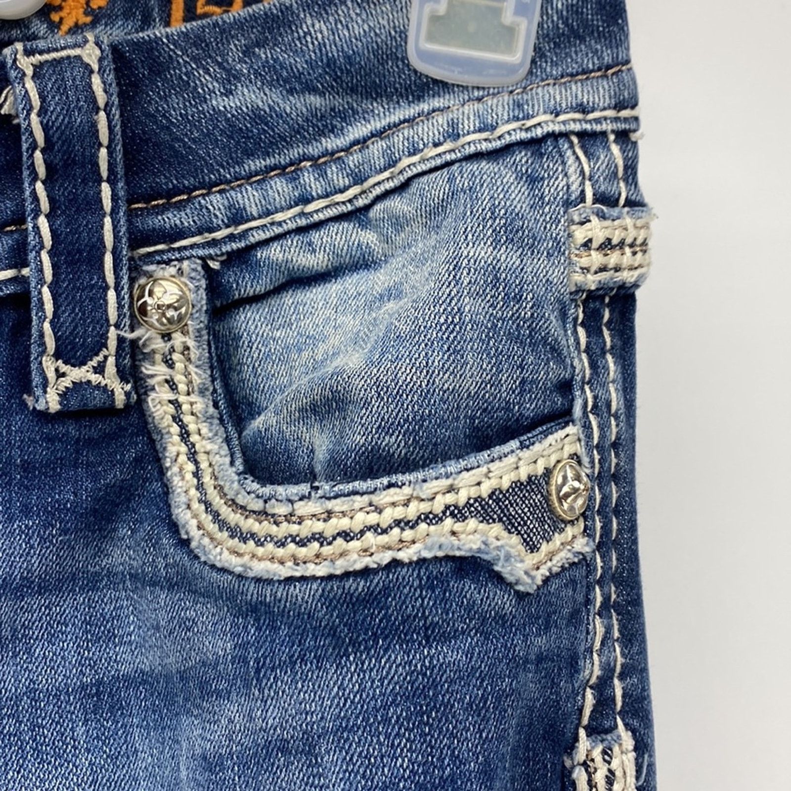 Rock Revival Rock Revival Natalie bootcut Lowrise rodeo western sz 27 Size 27" / US 4 / IT 40 - 7 Thumbnail