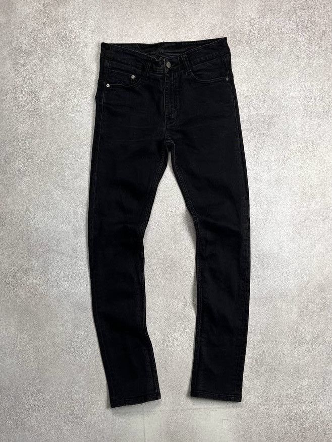 Anerkjendt × Japanese Brand × Vintage Vintage Anerkjendt Black Denim Pants Y2K 32 Size US 32 / EU 48 - 2 Thumbnail