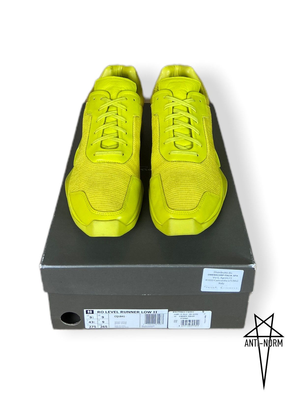 Adidas × Rick Owens Rick Owens x Adidas Level Runner Low II Size US 10 / EU 43 - 2 Thumbnail