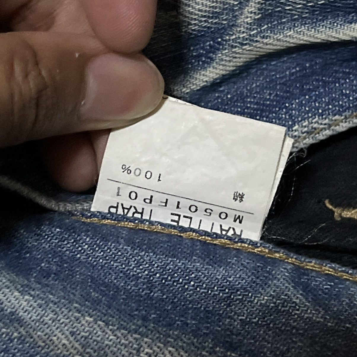 Japanese Brand Rattle Trap Japanese Brand Distressed Style Denim Jeans Size US 34 / EU 50 - 8 Thumbnail