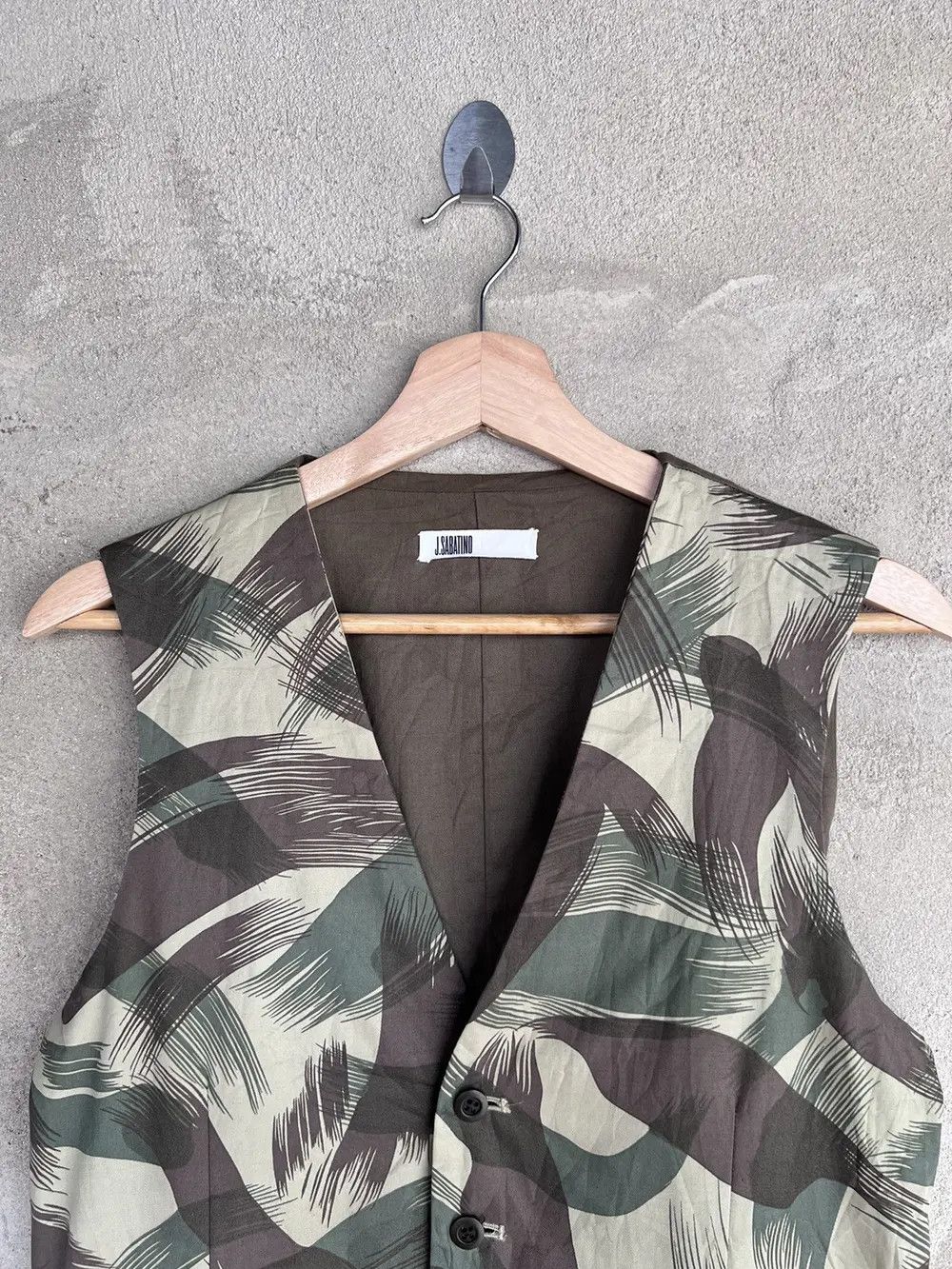 Japanese Brand Japanese Brand j.Sabatino Military Style Vest Size US M / EU 48-50 / 2 - 3 Thumbnail