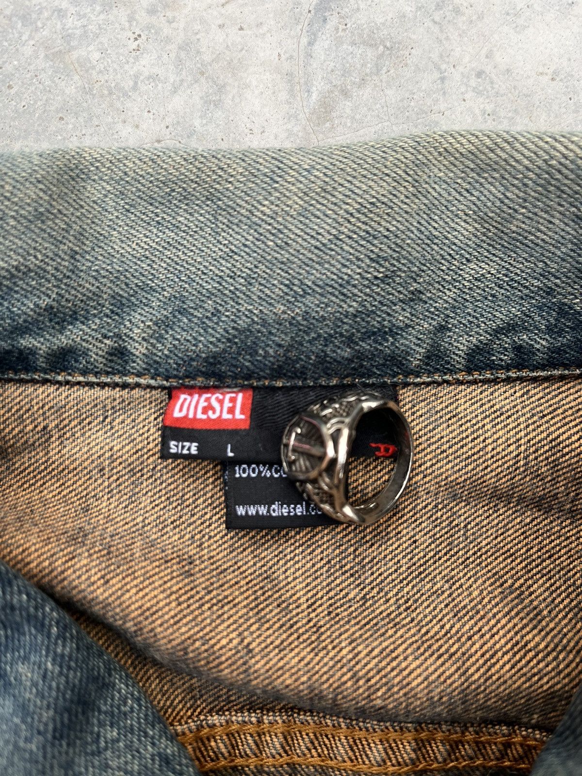 Diesel RARE VINTAGE DIESEL DENIM JACKET Size US XS / EU 42 / 0 - 4 Thumbnail