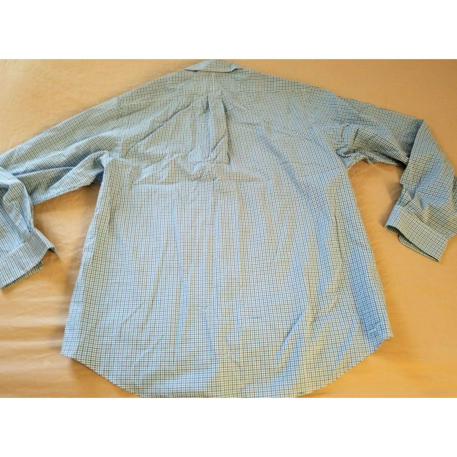 Polo Ralph Lauren Polo Ralph Lauren Shirt Mens XL Blue Button-Up Cotton Dress Shirt Long Sleeve Size 46R - 5 Thumbnail