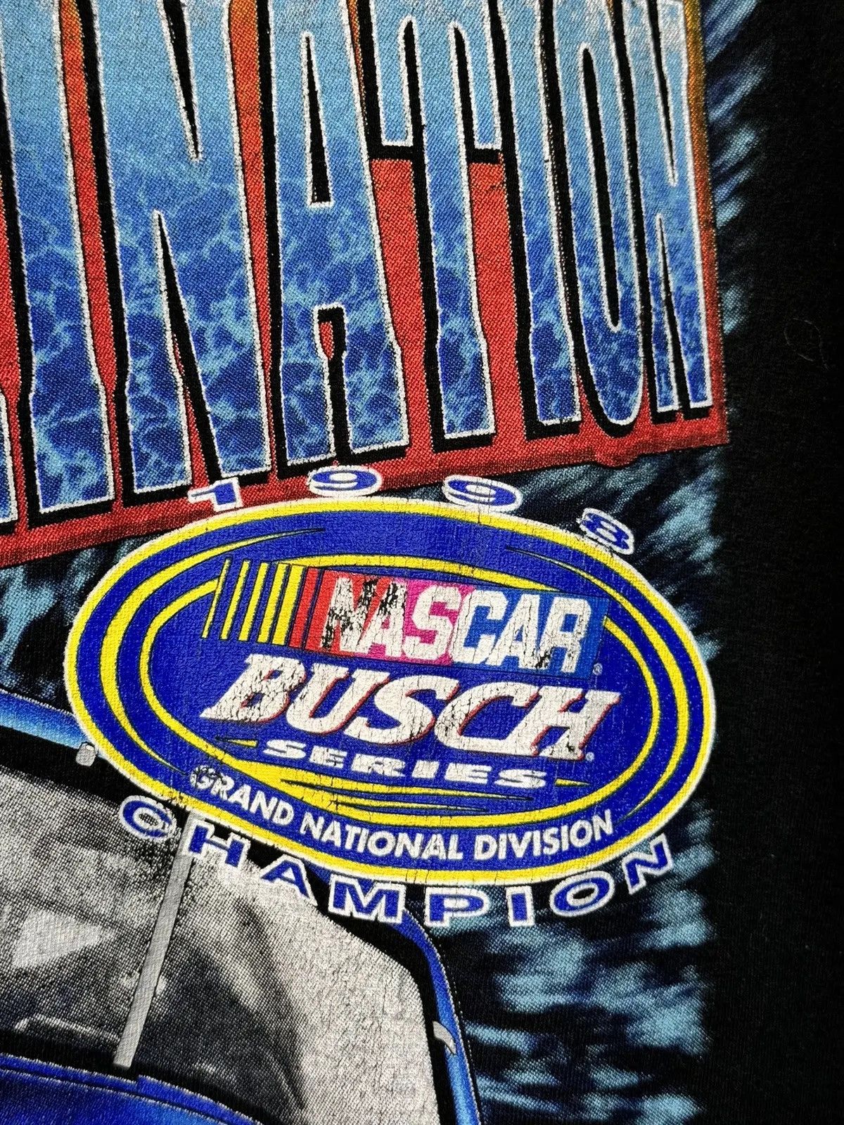 Band Tees × NASCAR × Vintage Vtg Vintage Dale Earnhardt Jr Total Domination 1998 Nascar Size US L / EU 52-54 / 3 - 6 Thumbnail