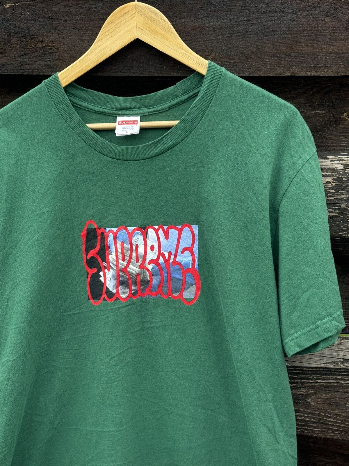 Supreme 2020 Supreme Payment tee green Size US L / EU 52-54 / 3 - 10 Thumbnail