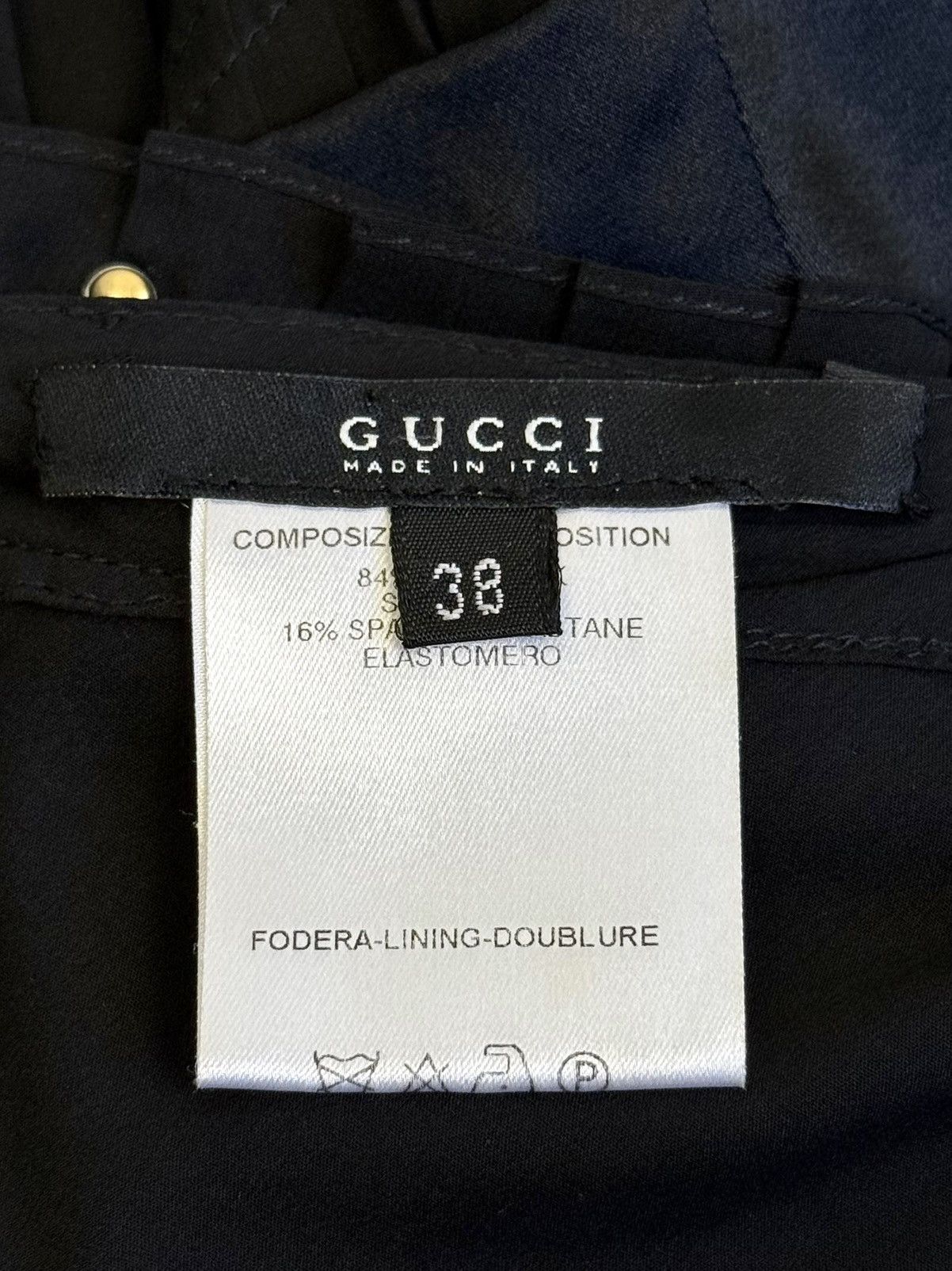 Gucci × Tom Ford Archive - Gucci - Tom Ford - 2003 - Silk - Cut Out - Dress Size S / US 4 / IT 40 - 16 Thumbnail