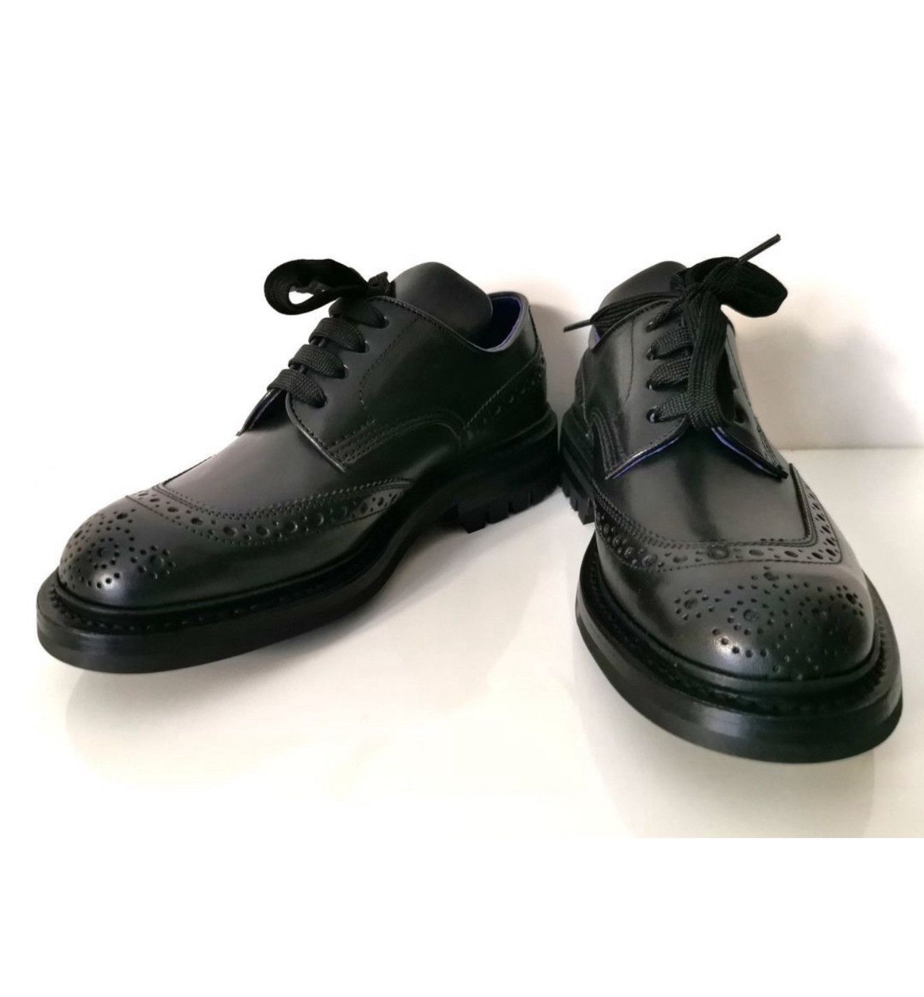 Burberry Burberry x Tricker's Leather Derby Shoes – UK 4 / EU 36
