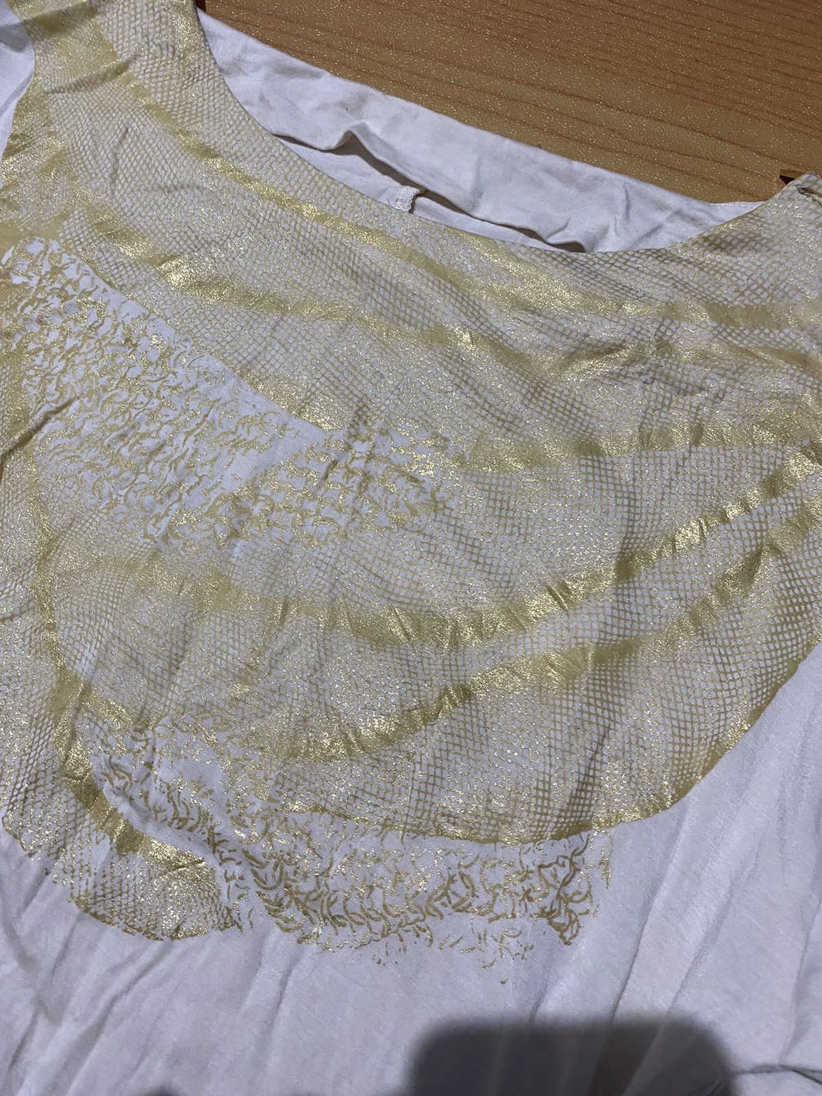 Yasuyuki Ishii Vintage IfSixWasNine style asymmetric snake skin gold print Size US M / EU 48-50 / 2 - 3 Thumbnail