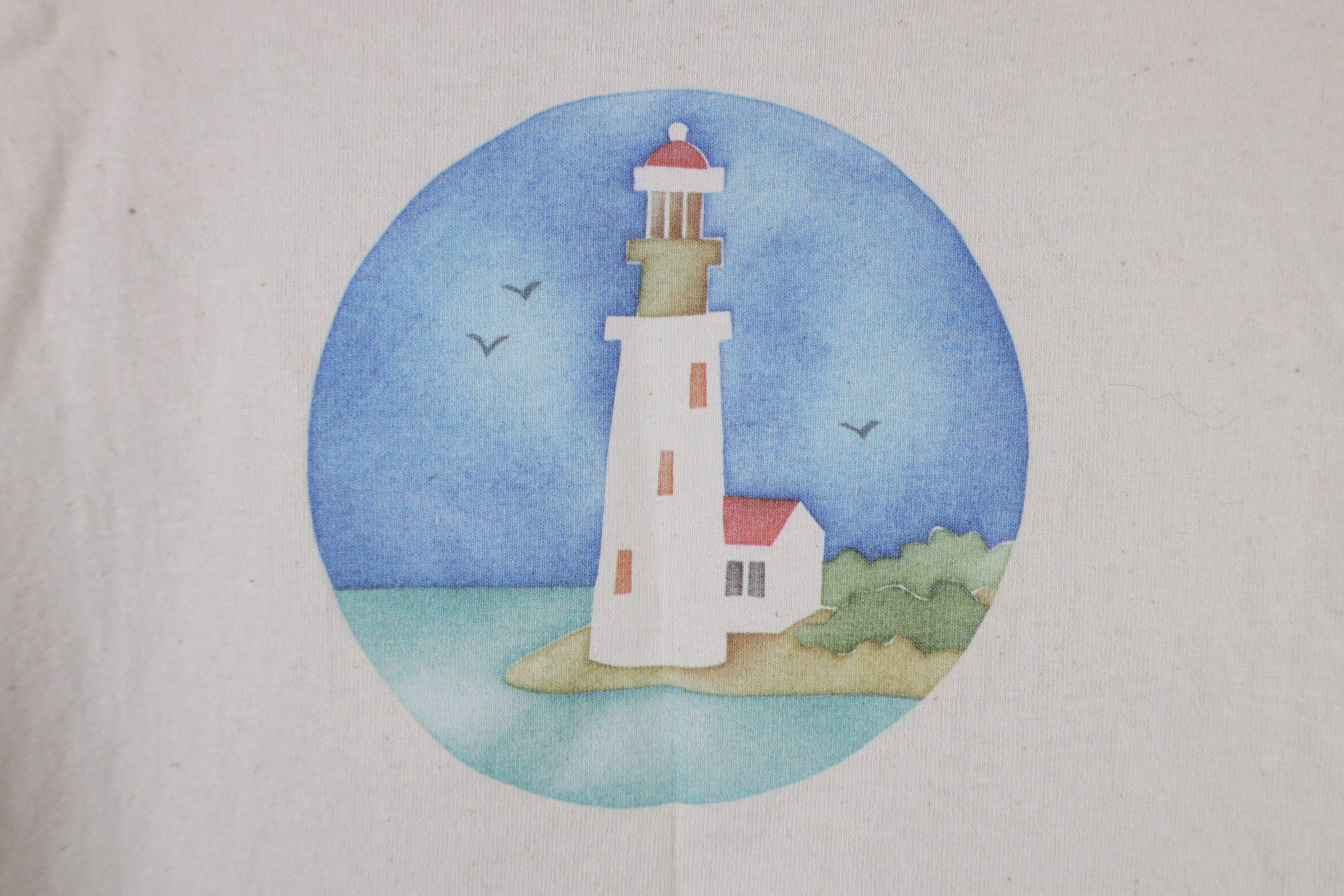 Vintage Vintage 90s Streetwear Take Time To Sit By The Sea T-Shirt Size L / US 10 / IT 46 - 9 Thumbnail