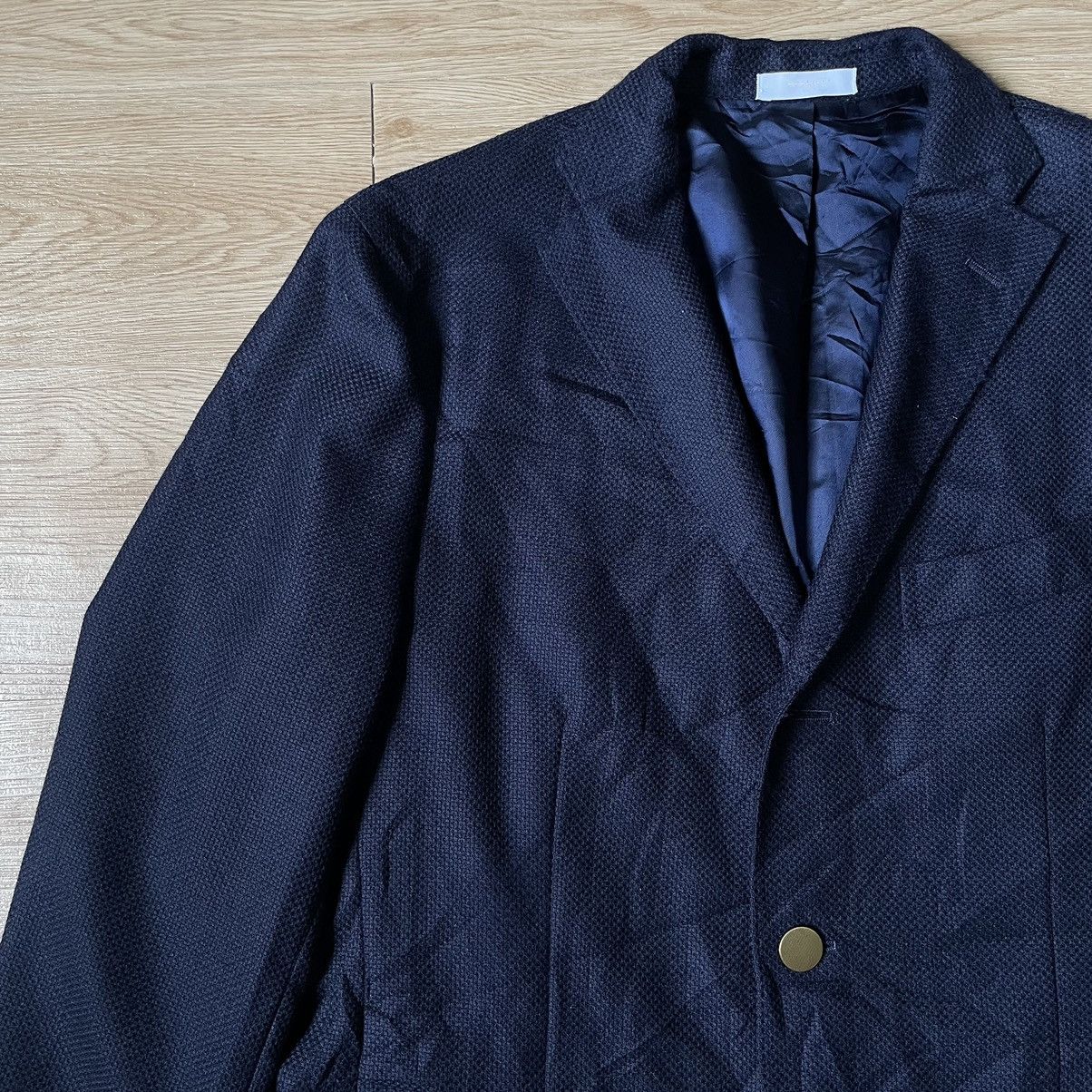 Boglioli 🇮🇹 Boglioli Milano Italy Blazer Virgin Wool Navy Blue Size US S / EU 44-46 / 1 - 6 Thumbnail