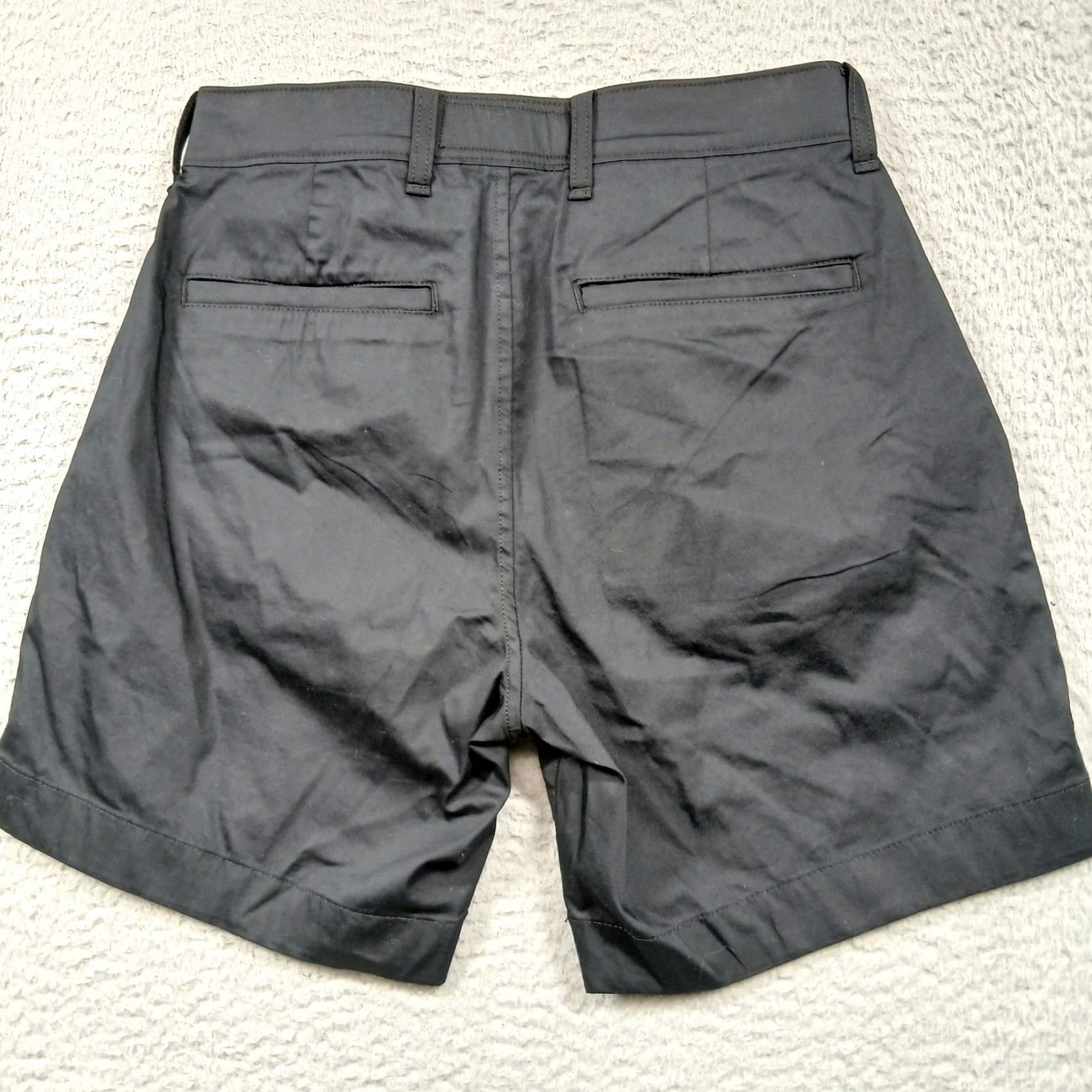 Abercrombie & Fitch Abercrombie & Fitch All Day 7" Plainfront Short Mens 28 Black NWT Size US 28 / EU 44 - 3 Thumbnail