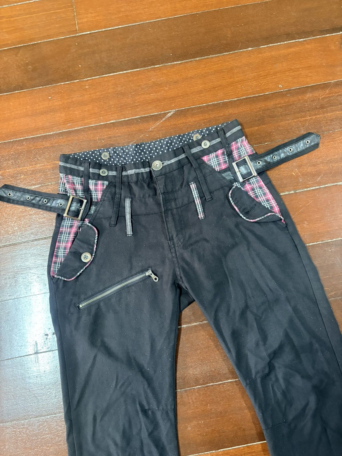If Six Was Nine Double Focus Japan Asymmetrical Double Waist punk Size US 32 / EU 48 - 6 Thumbnail