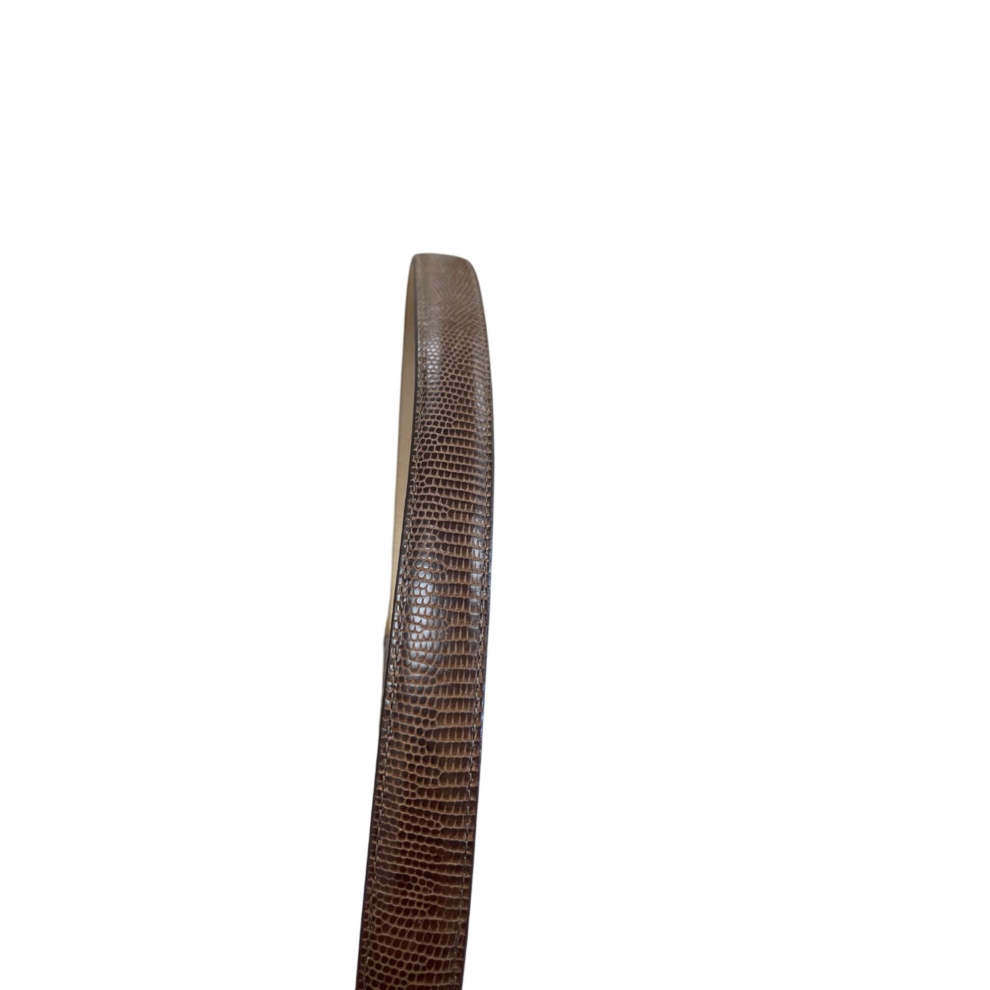 Brighton Brighton Womens Brown Leather Belt buckle accented Size M/30 Size ONE SIZE - 3 Thumbnail