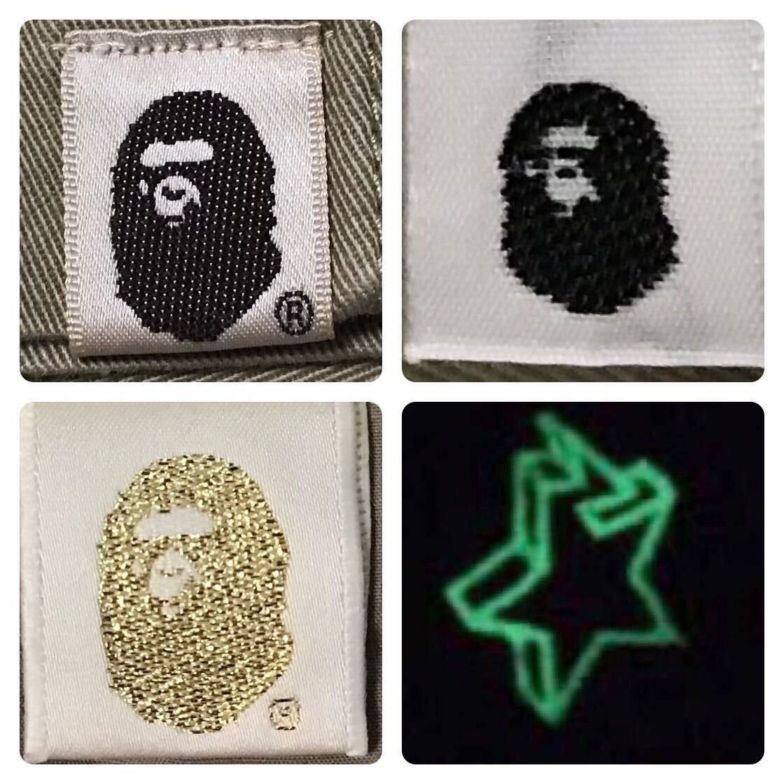 Bape × Nigo 💫Glow in the dark💫 BAPE STA embroidery pants NIGO ★size XL Size US 36 / EU 52 - 10 Thumbnail