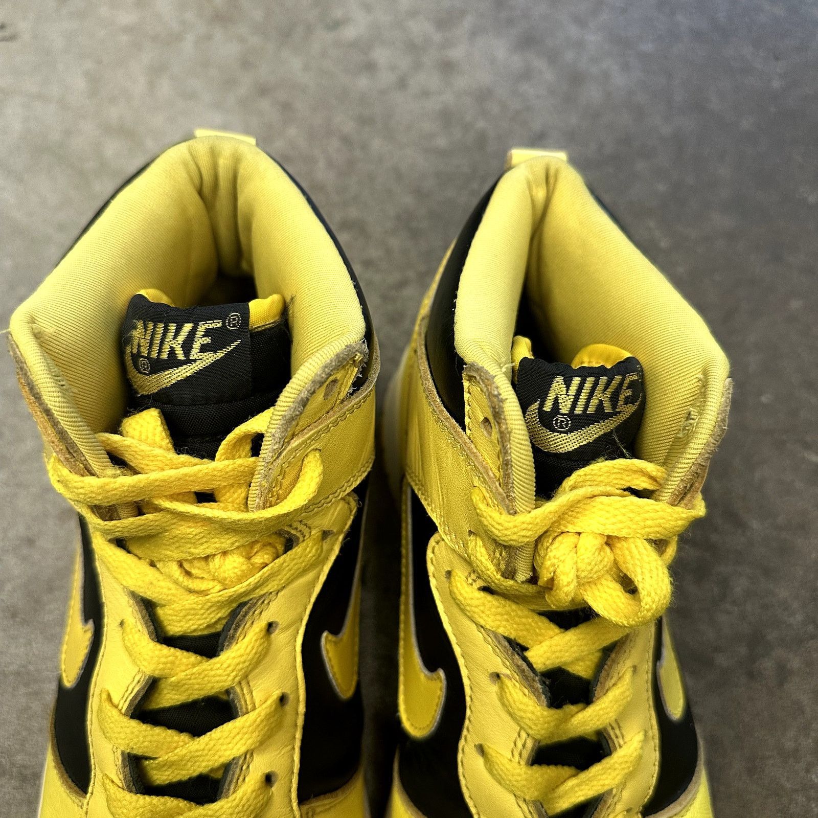 Nike 1999 Nike Dunk Hi 'Golden Rod' Size US 8.5 / EU 41-42 - 10 Thumbnail