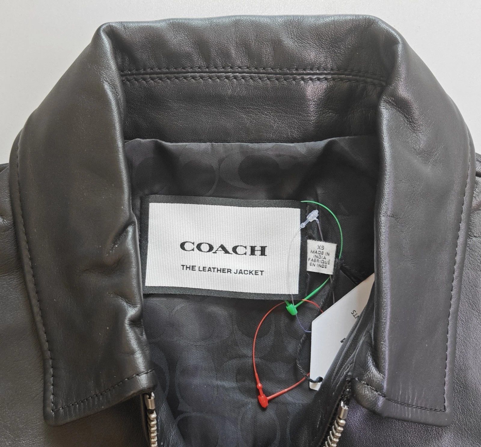 Coach Coach Leather Jacket FTP 5061 Size US XS / EU 42 / 0 - 3 Thumbnail