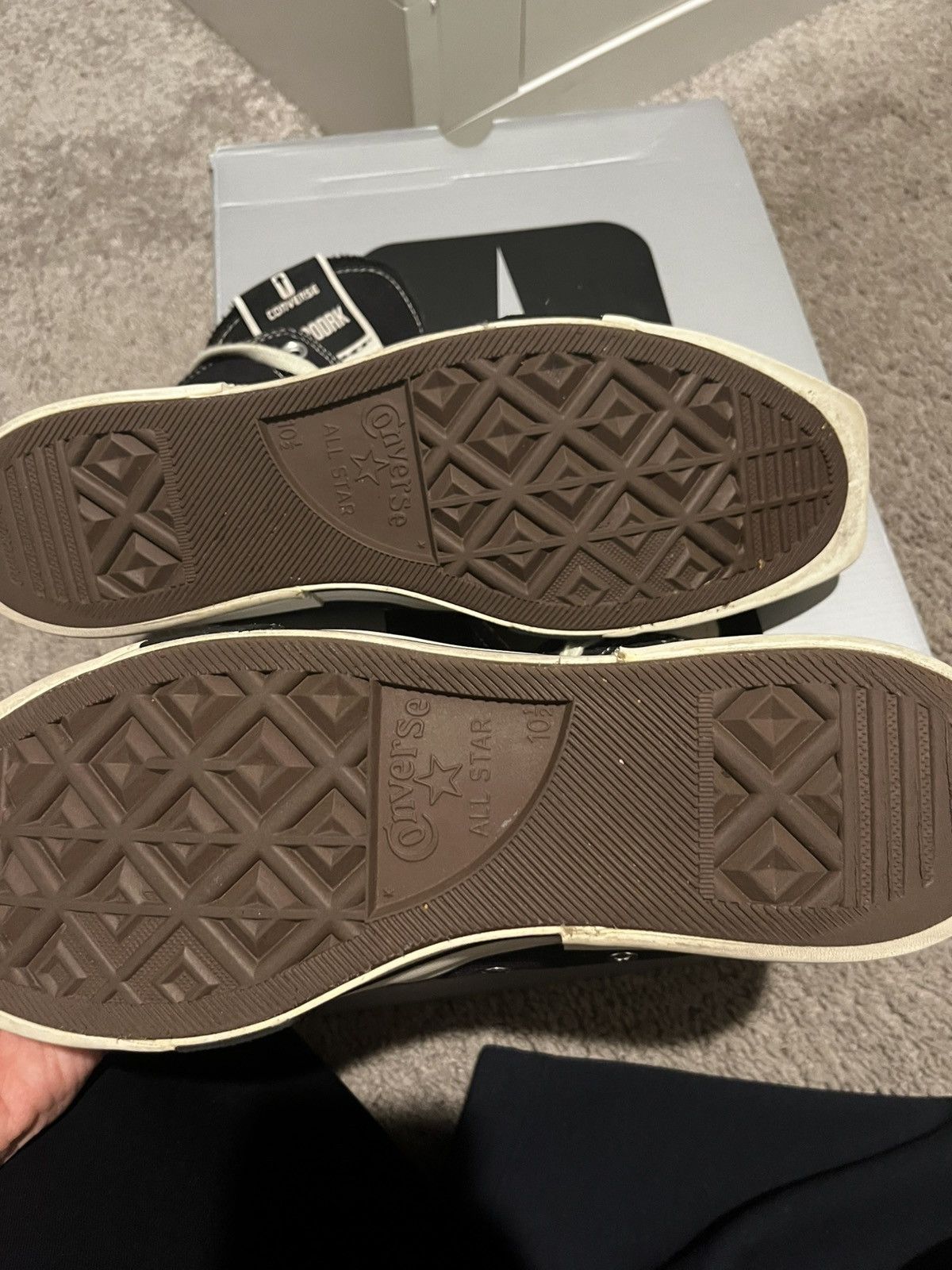 Rick Owens Drkshdw Rick Owens Turbodrk Hi Chuck 70 Size US 10.5 / EU 43-44 - 7 Thumbnail