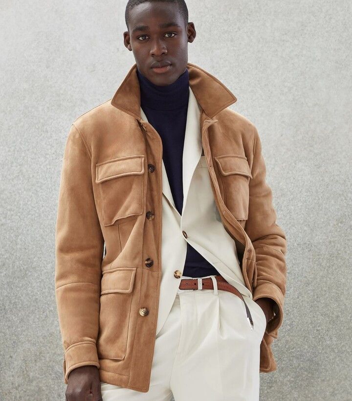 Brunello Cucinelli Jacket in Beige Size US L / EU 52-54 / 3 - 2 Thumbnail